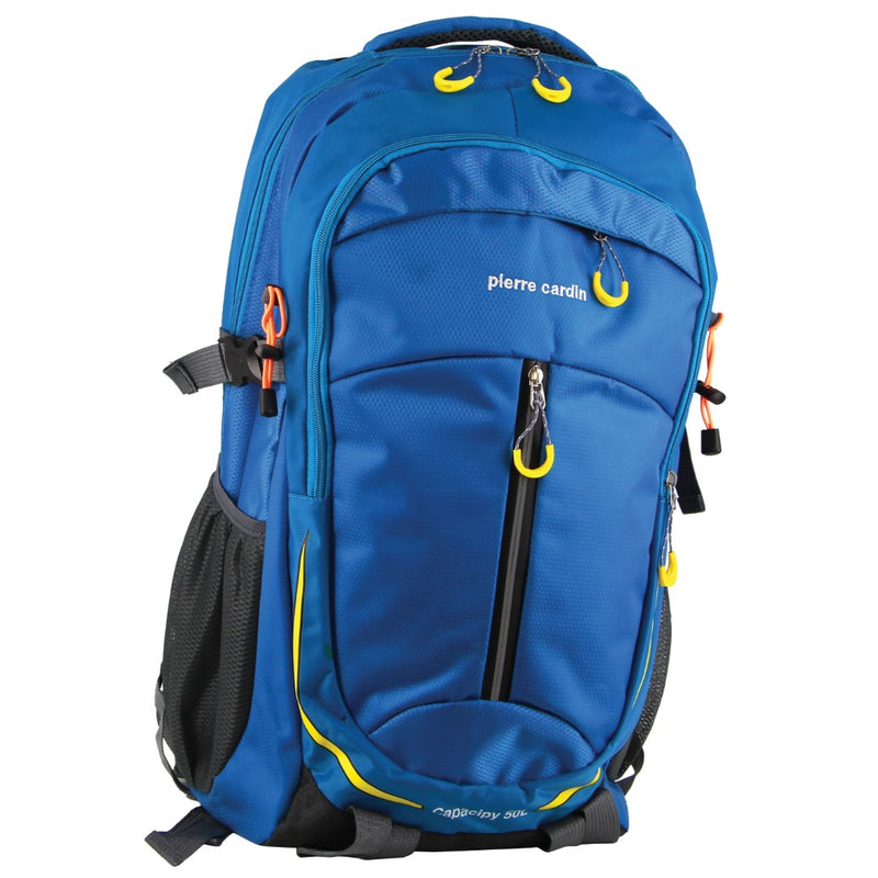 Pierre Cardin Nylon Travel & Sport Large Backpack in Blue