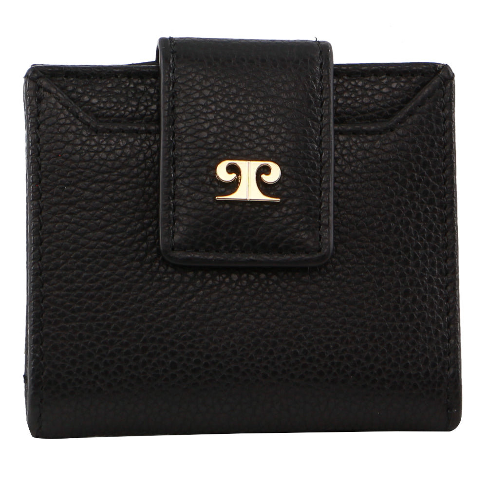 Pierre Cardin Ladies Leather Flip-over Bi-fold Wallet