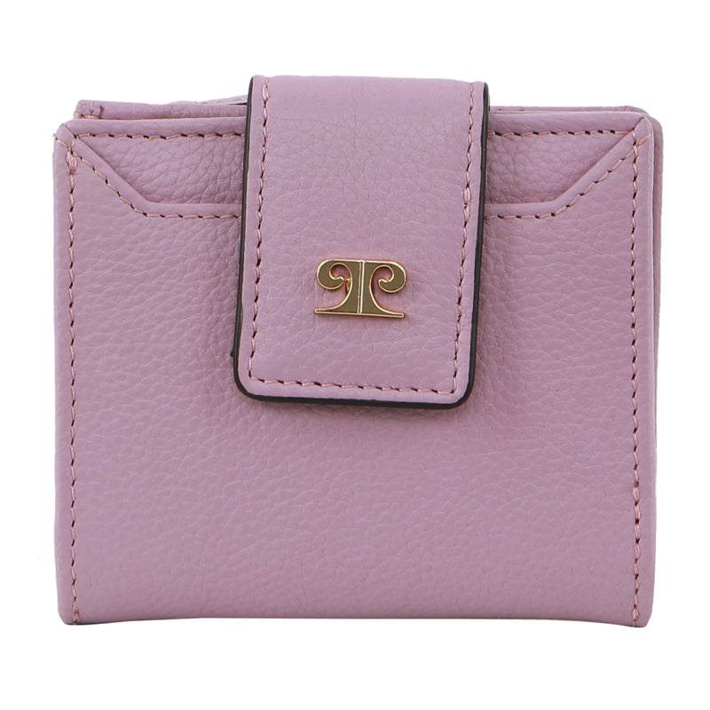Pierre Cardin Ladies Leather Flip-over Bi-fold Wallet