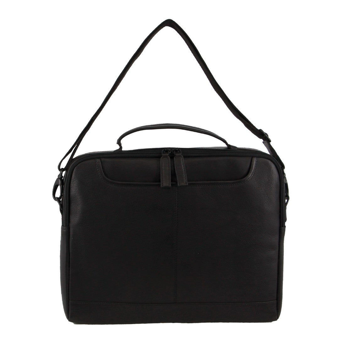 Pierre Cardin Men's Italian Leather Computer Bag