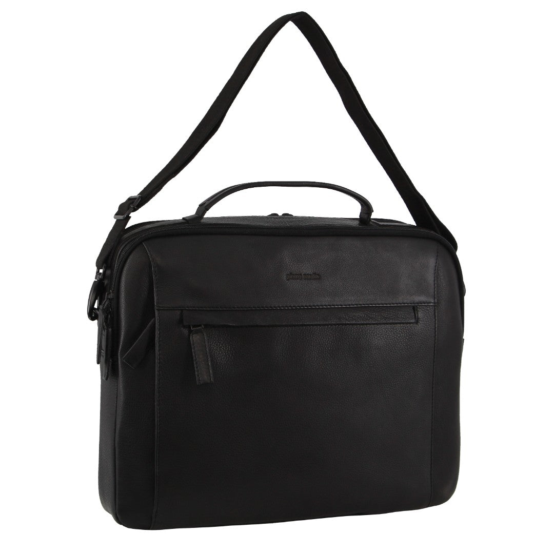 Pierre Cardin Men's Italian Leather Computer Bag