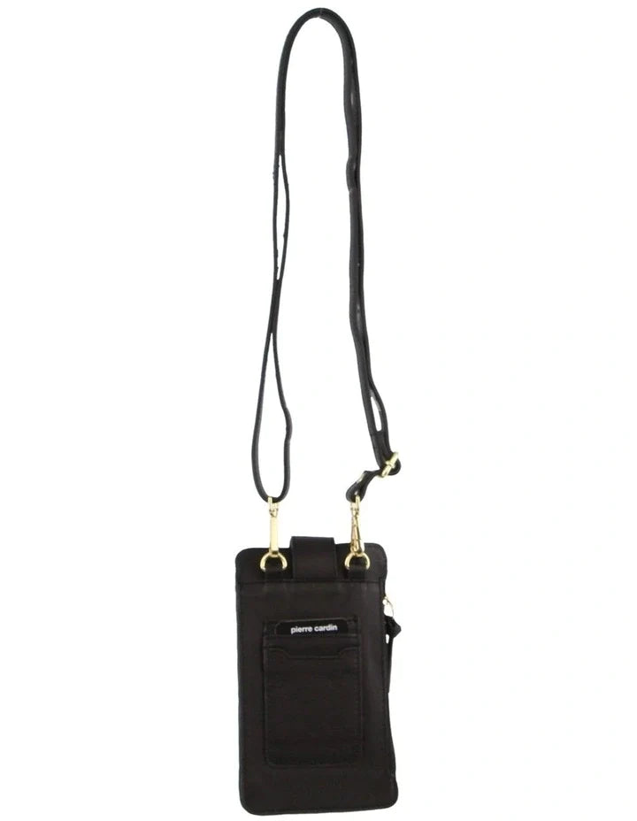 Pierre Cardin Leather Phone Bag