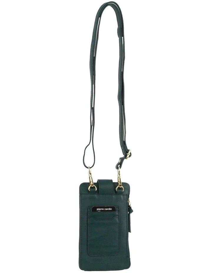 Pierre Cardin Leather Phone Bag