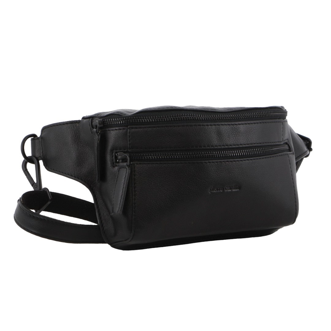 Pierre Cardin Leather 3-Way Sling Bag