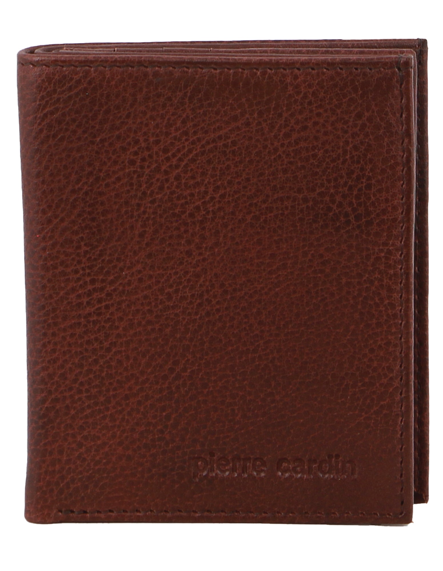 Pierre Cardin Rustic Leather Men's Slim Bi-Fold Wallet