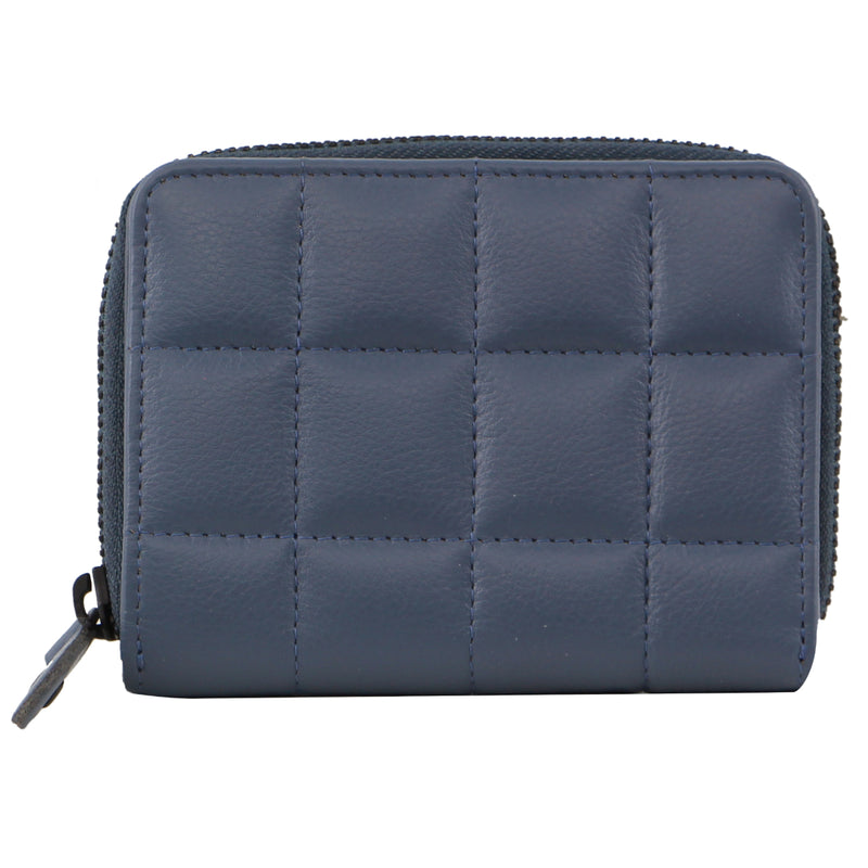 Pierre Cardin Italian Pleated Leather Ladies Press Stud Wallet