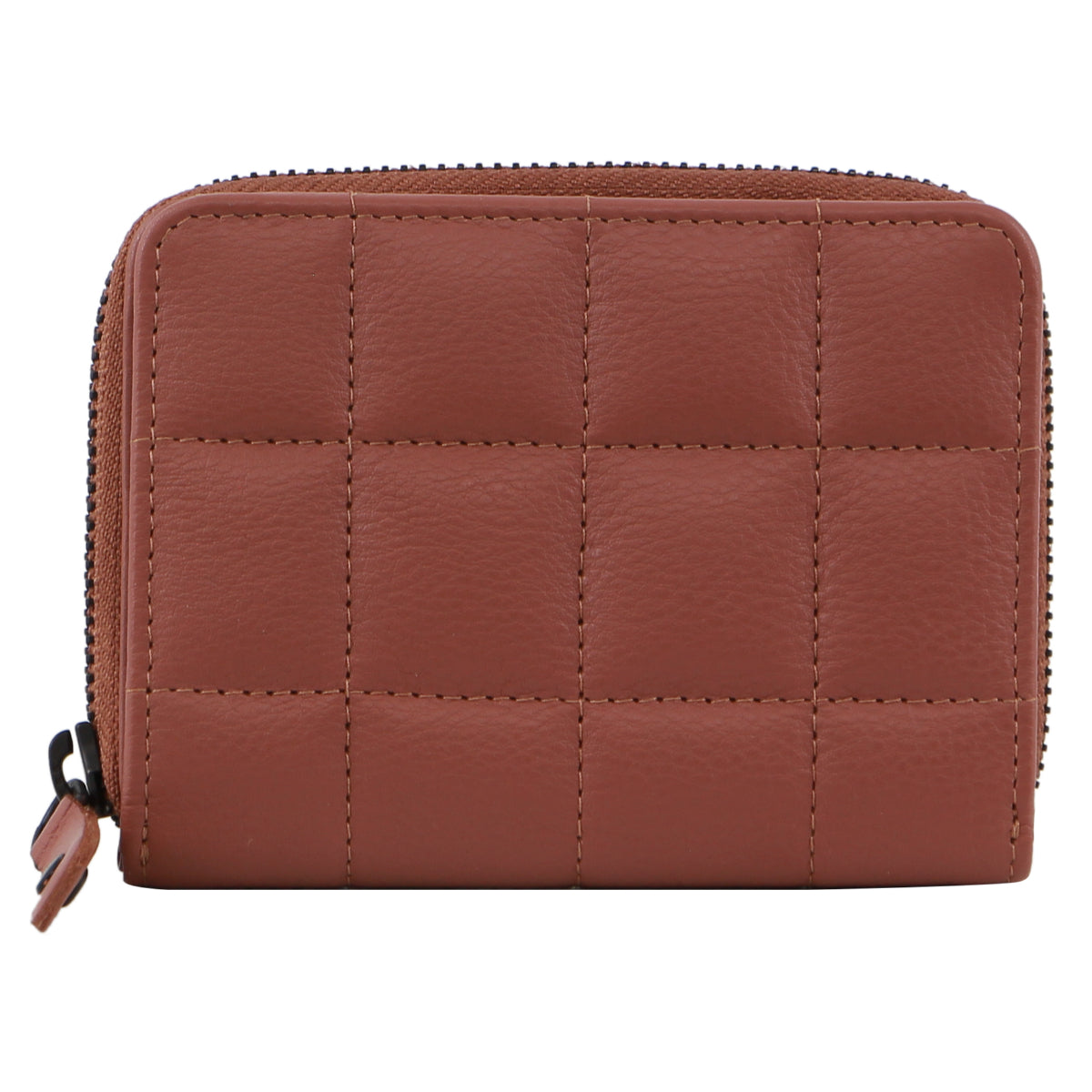 Pierre Cardin Italian Pleated Leather Ladies Press Stud Wallet in Rose