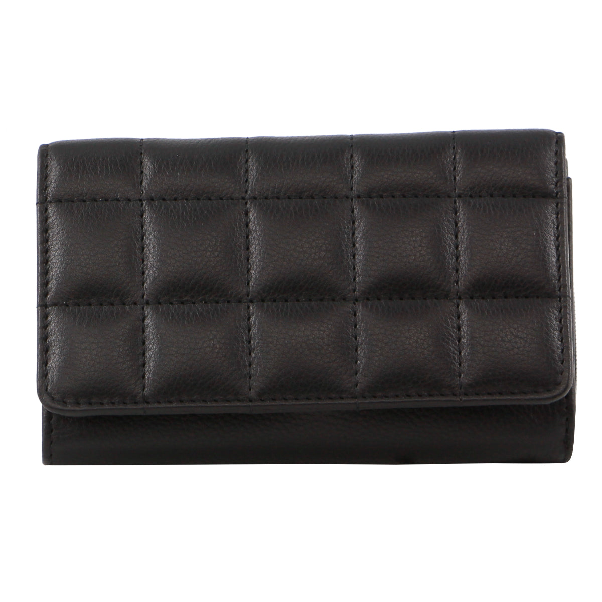 Pierre Cardin Pleated Leather Ladies Tri-Fold Wallet