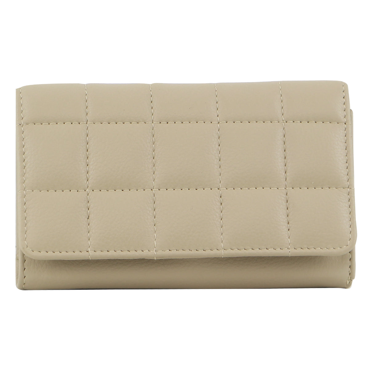 Pierre Cardin Pleated Leather Ladies Tri-Fold Wallet