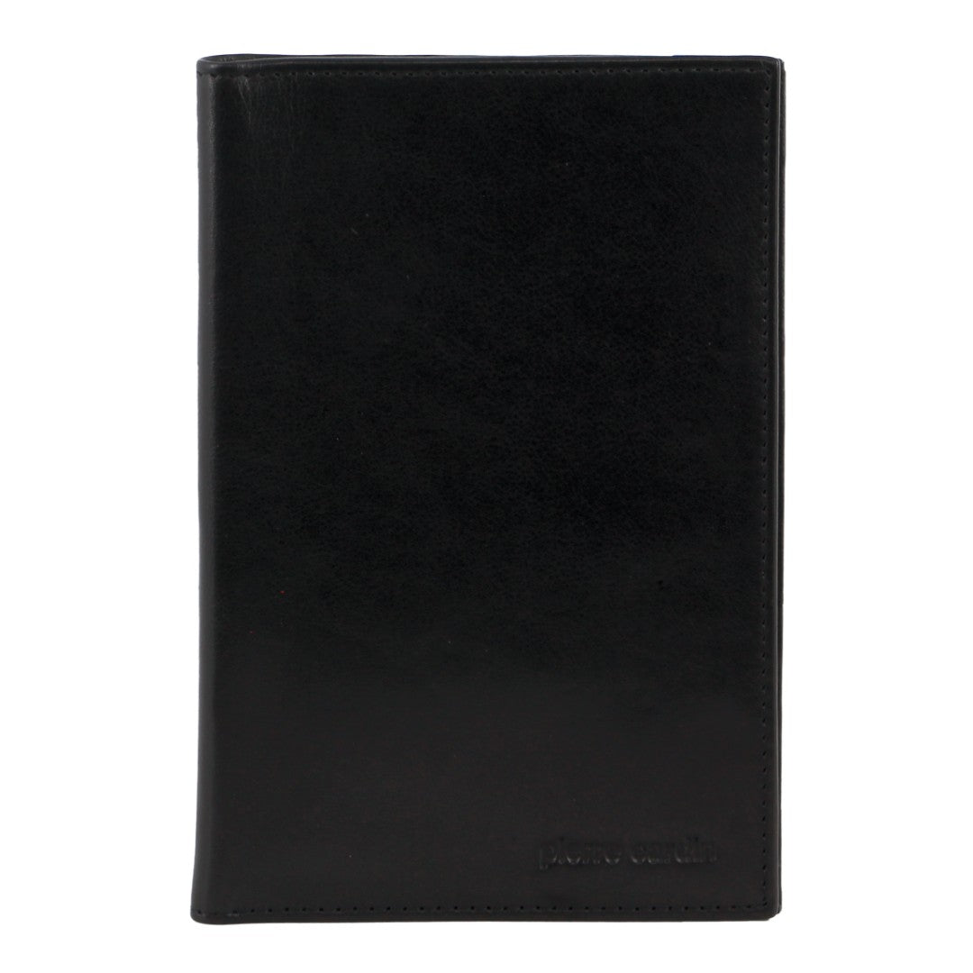 Pierre Cardin Leather Travel/Passport Wallet in Black