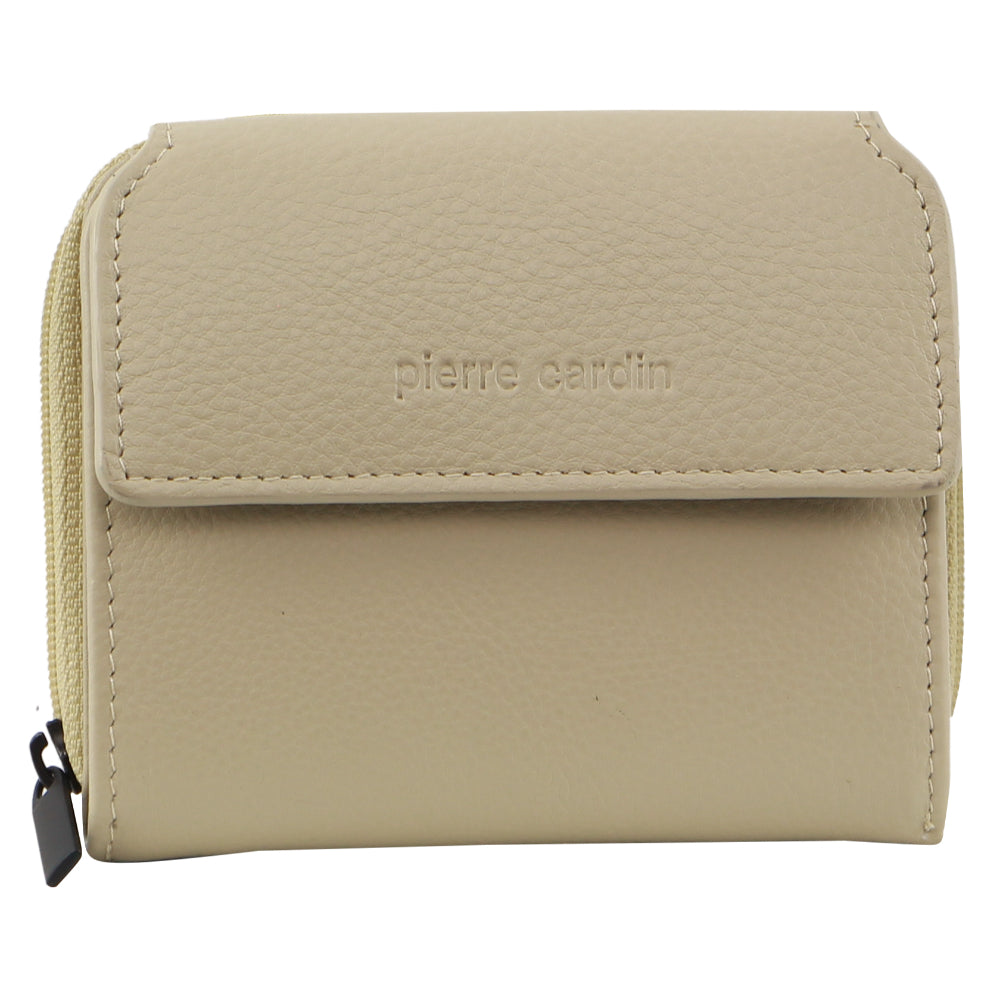 Pierre Cardin Leather Ladies Wallet in Zirkon