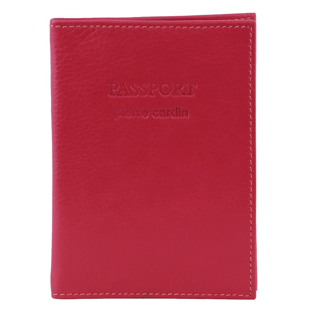 Pierre Cardin Leather Passport Wallet Cover