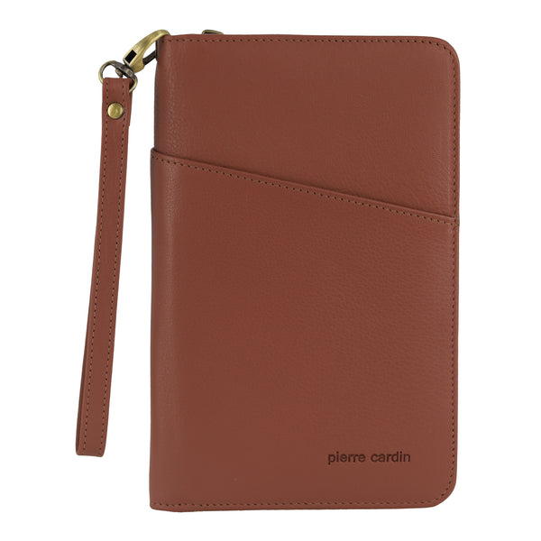 Pierre Cardin Italian Leather Passport Wallet