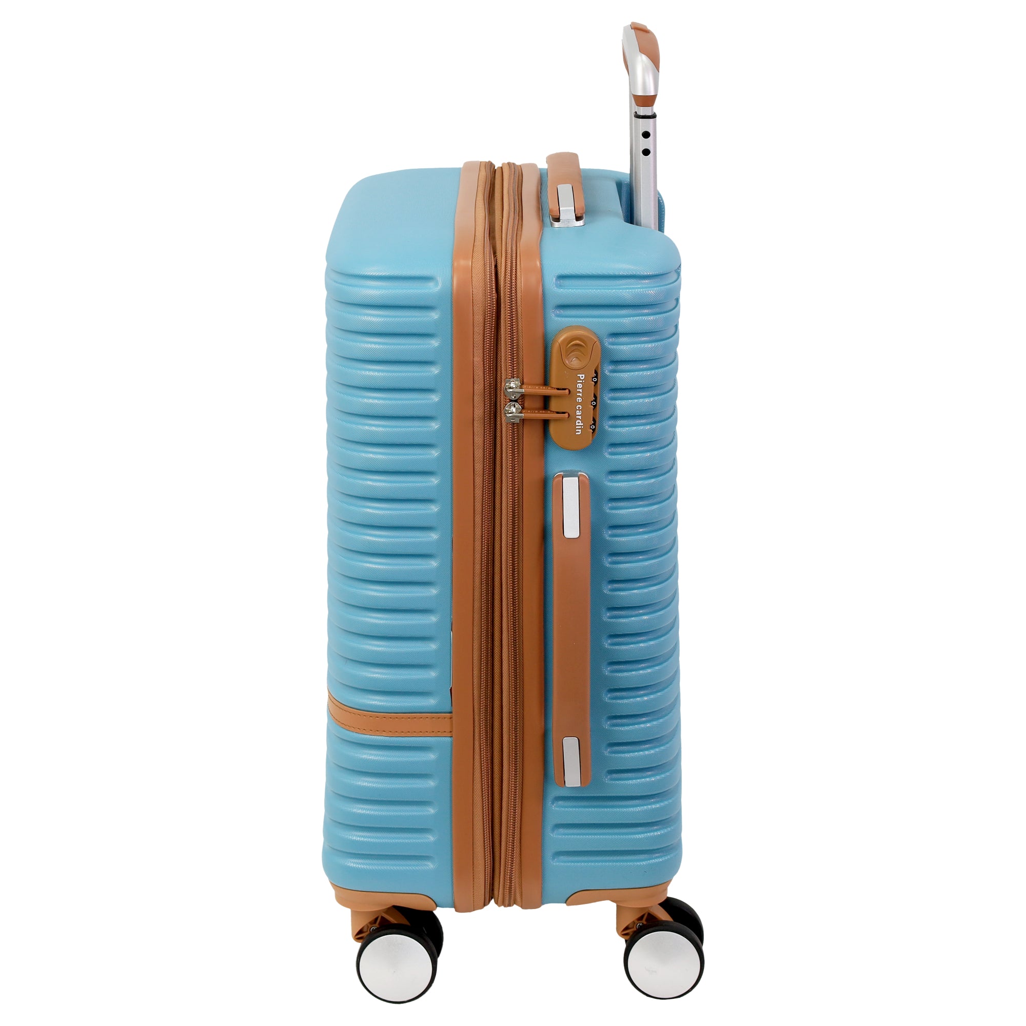Pierre Cardin 54cm CABIN Hard Shell Suitcase in White