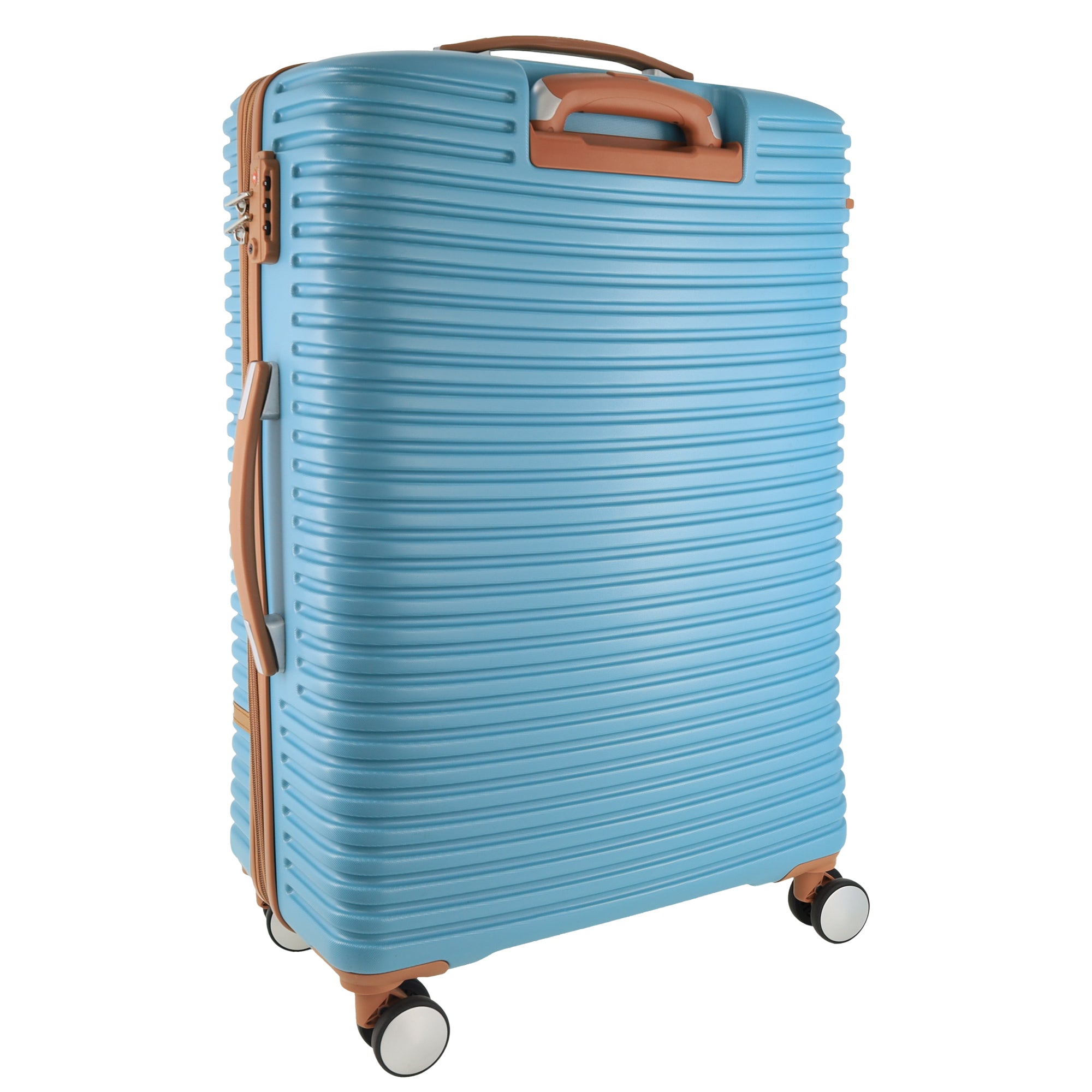 Pierre Cardin 70cm MEDIUM Hard Shell Suitcase in Blue