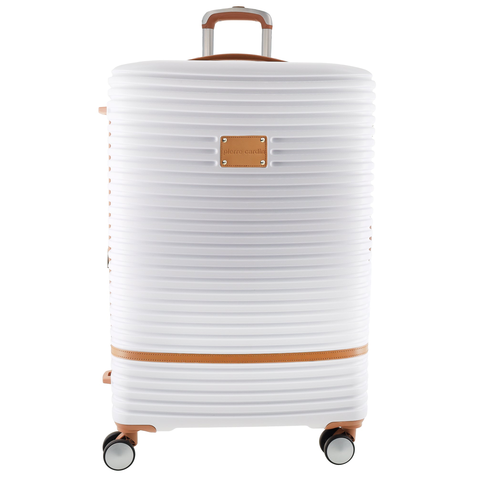 Pierre Cardin 70cm MEDIUM Hard Shell Suitcase in White