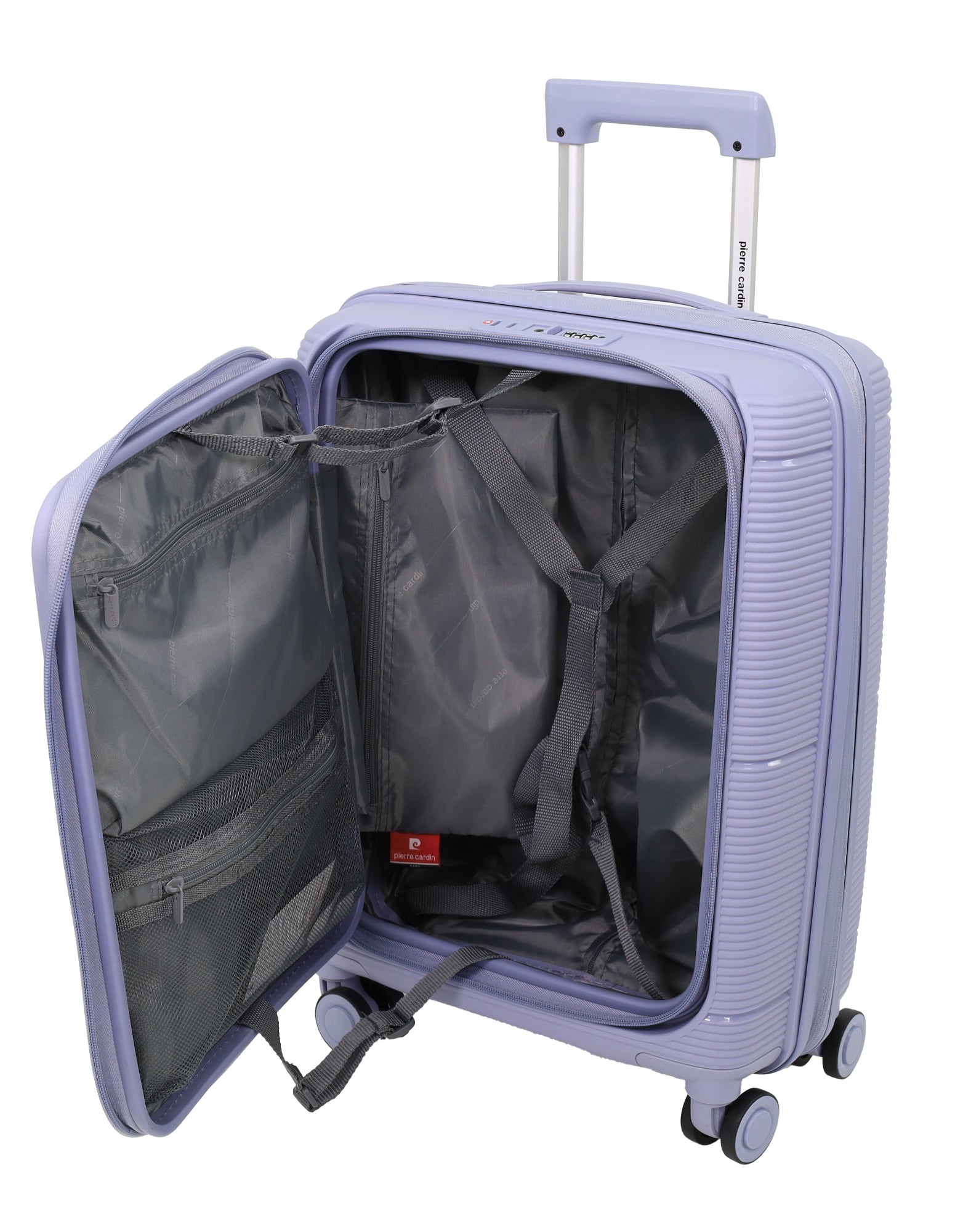 Pierre Cardin Hard-Shell 3-Piece Luggage Set in Blue