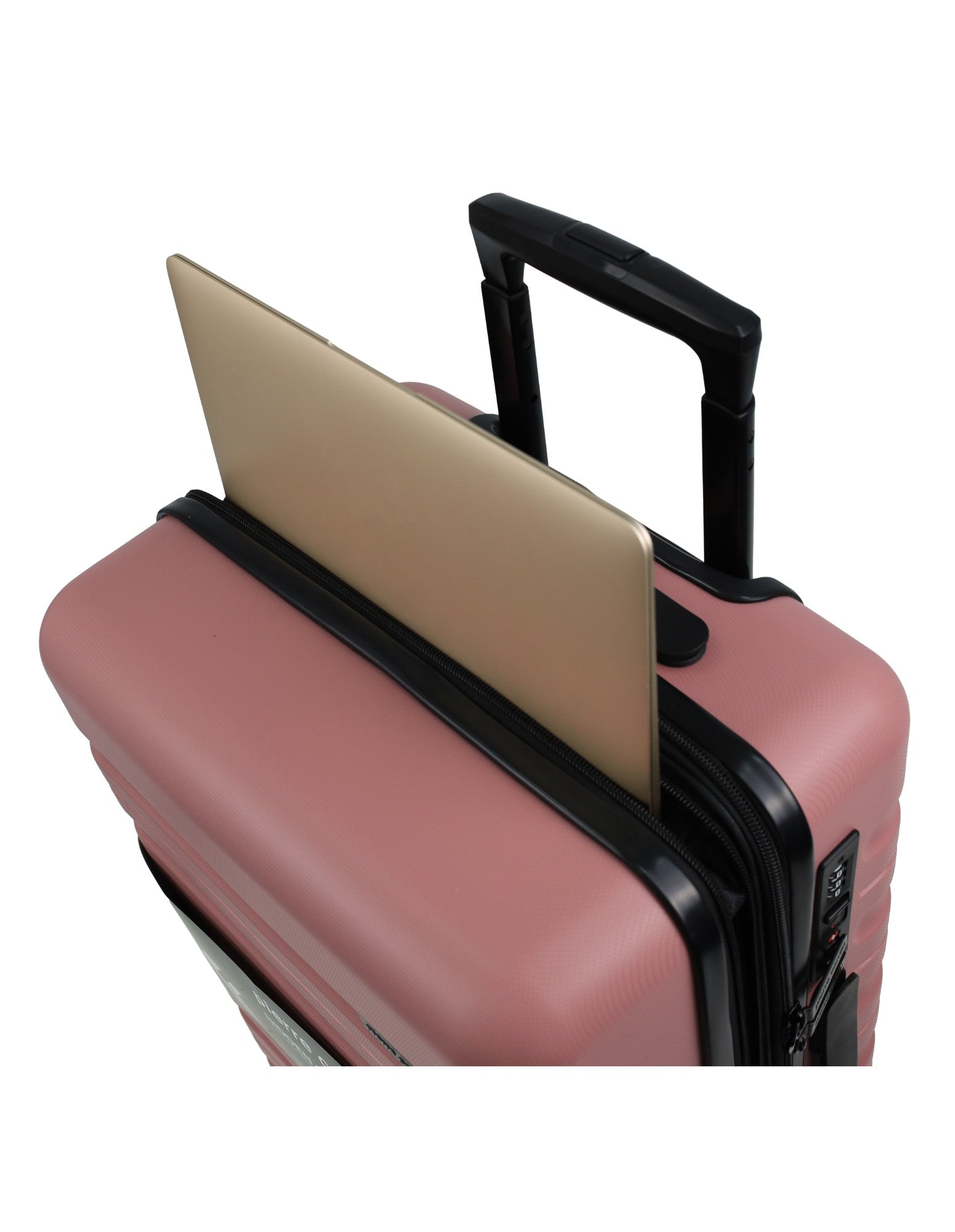Pierre Cardin Hard-shell 3-Piece Luggage Set in Rose