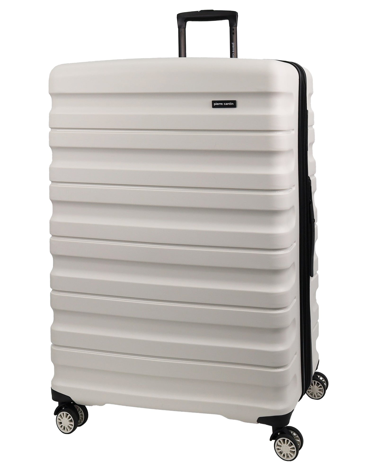 Pierre Cardin 80cm LARGE Hard Shell Suitcase in Snow