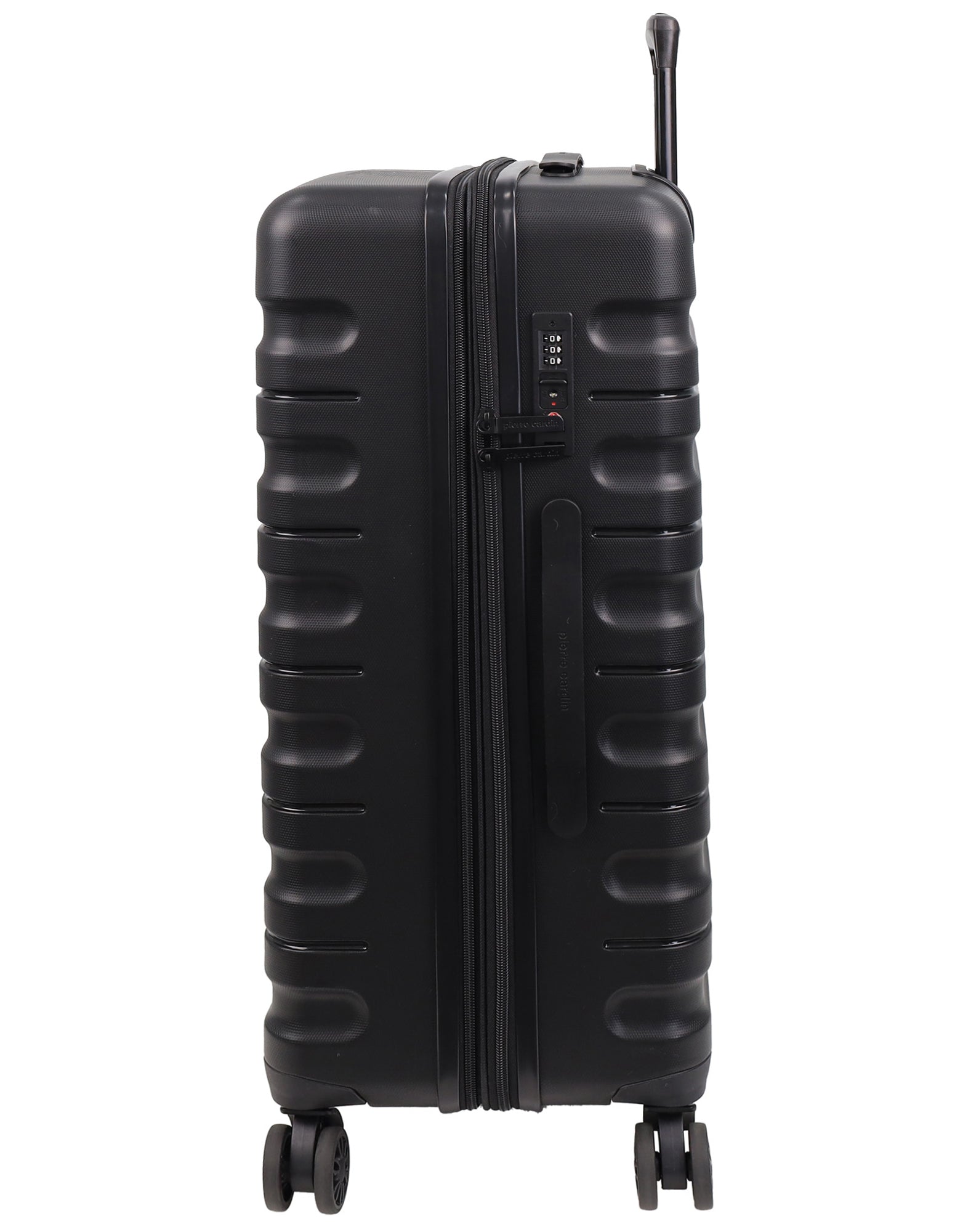 Pierre Cardin 80cm LARGE Hard Shell Suitcase in Black