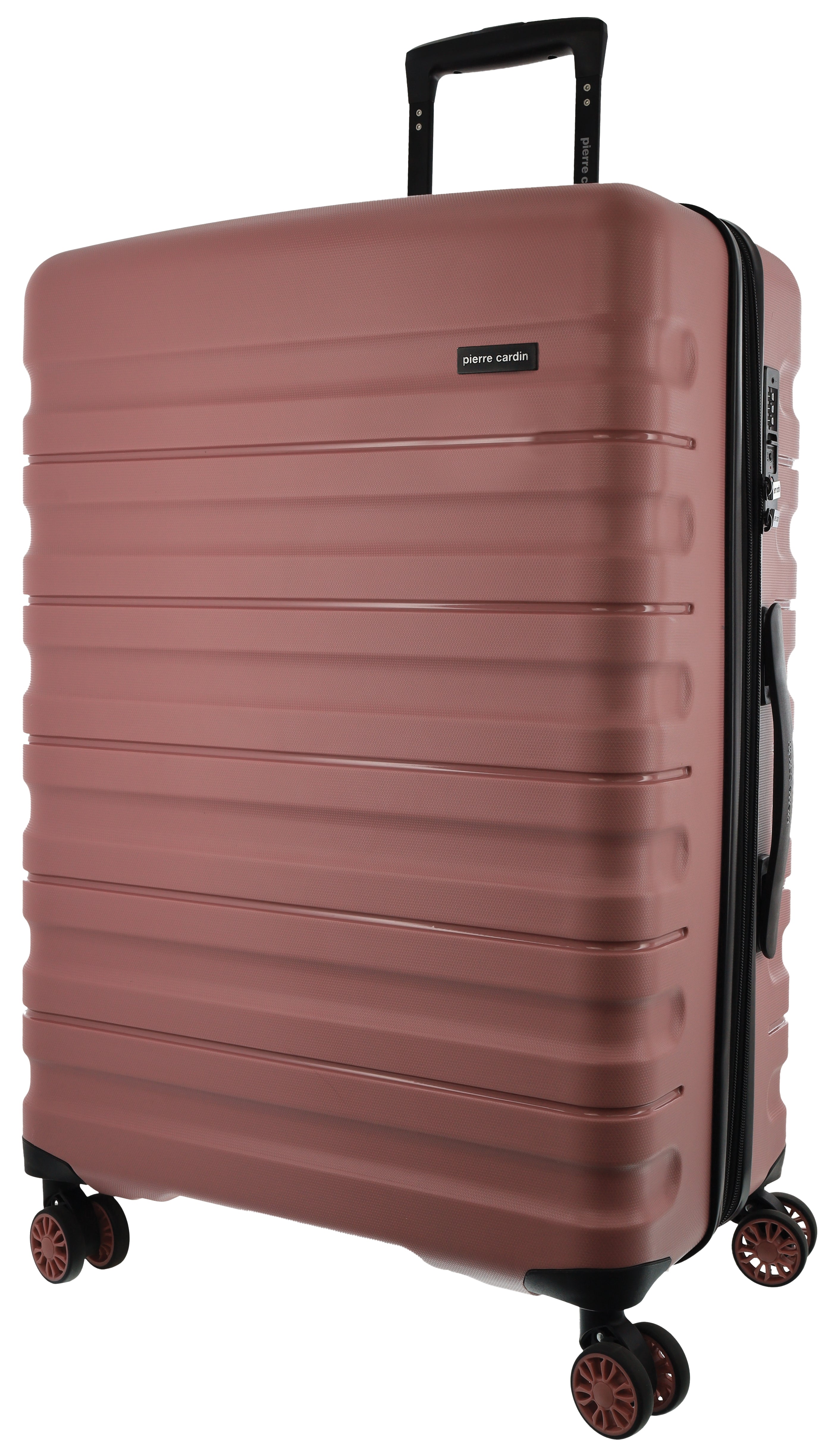Pierre Cardin 80cm LARGE Hard Shell Suitcase in Rose