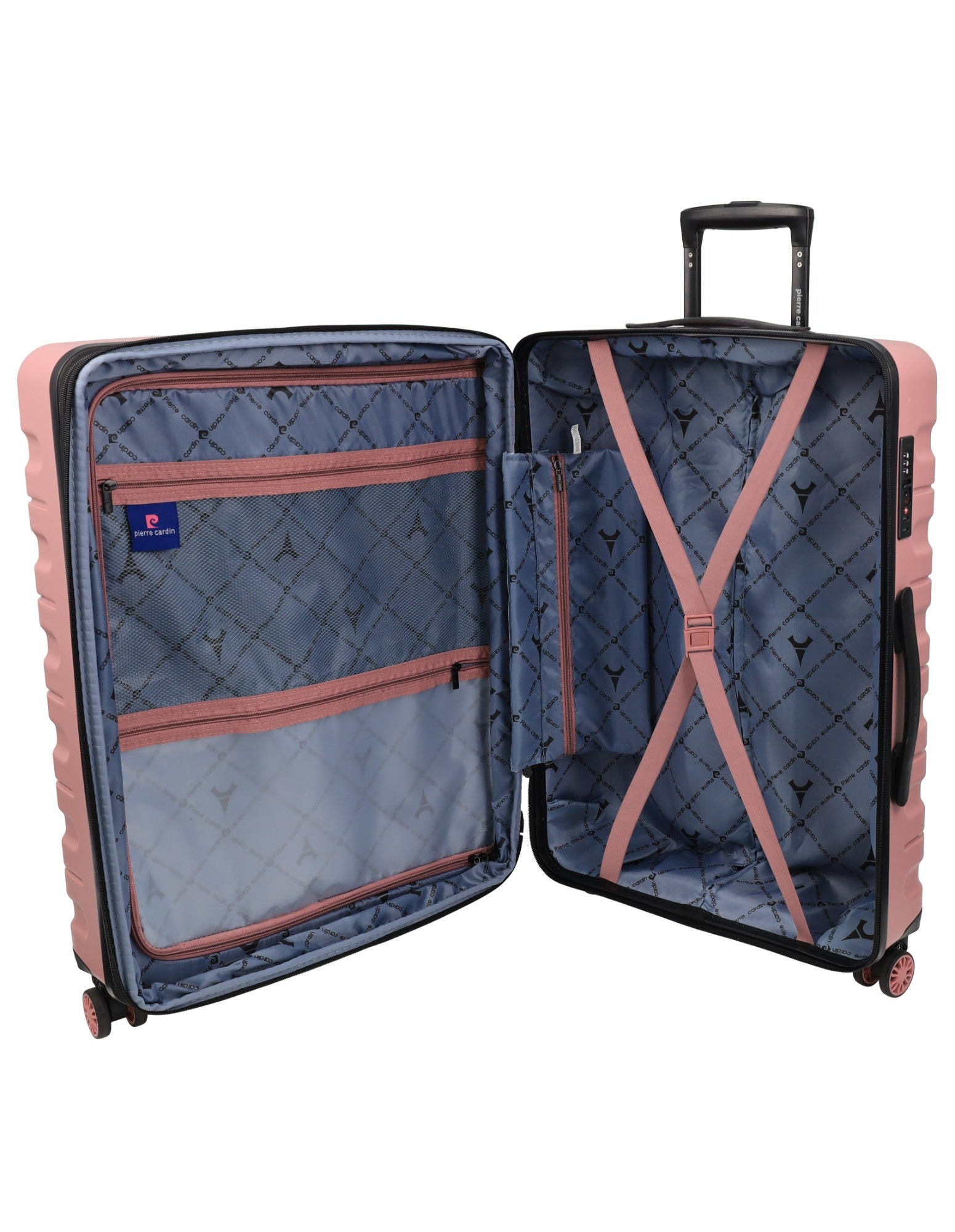Pierre Cardin 70cm MEDIUM Hard Shell Suitcase in Rose
