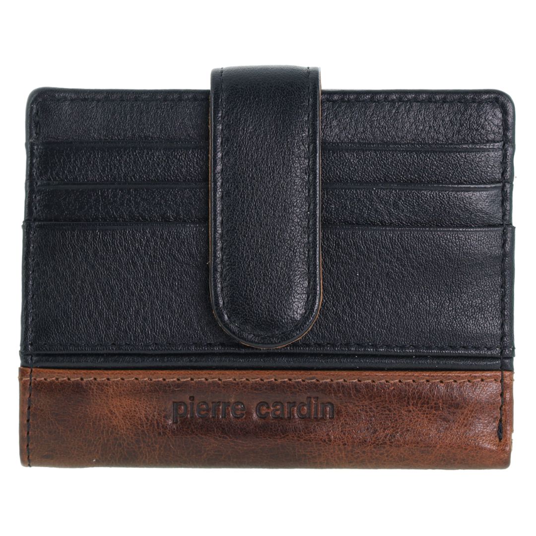 Pierre Cardin Men's Leather Streamlined Tab Wallet