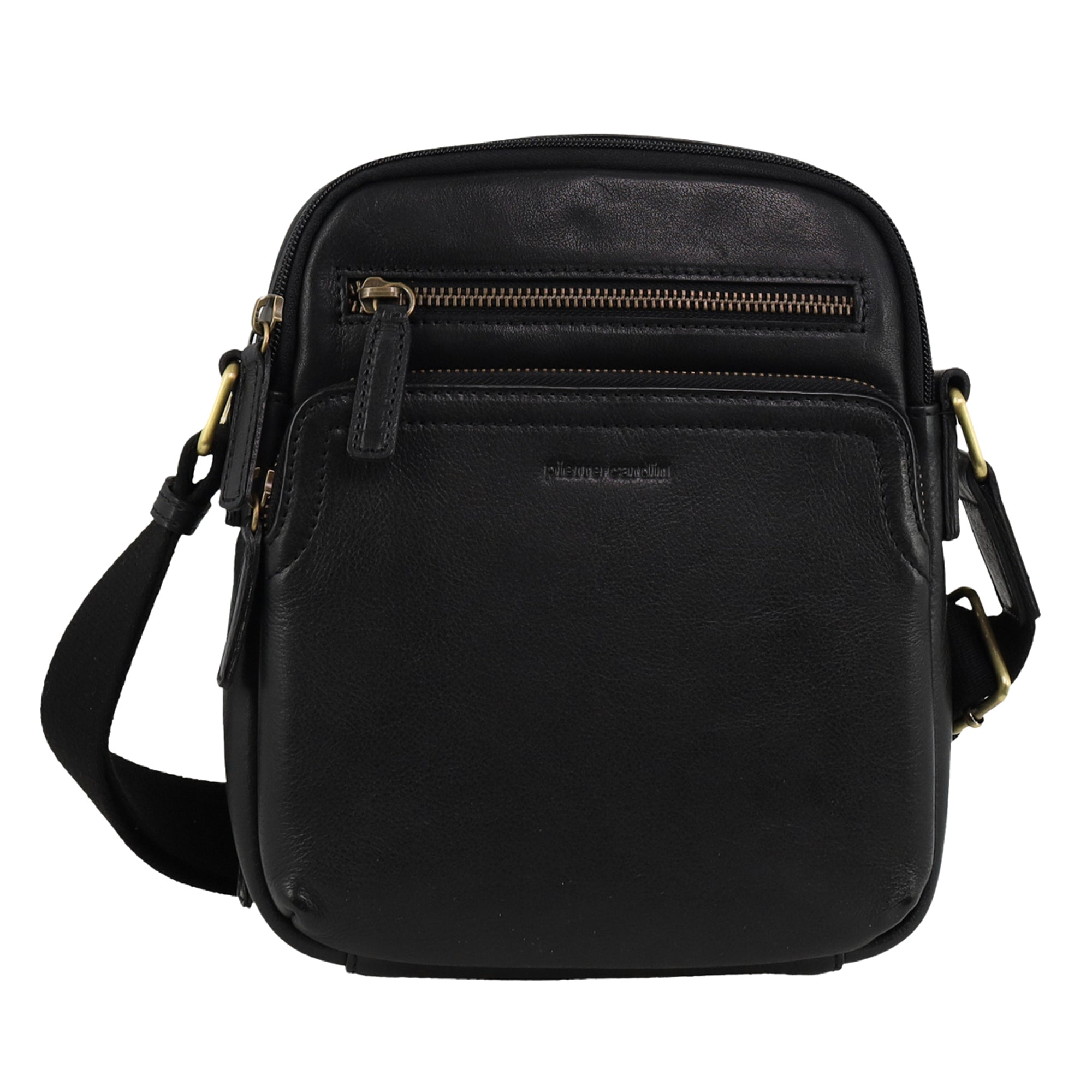 Pierre Cardin Men's Leather Compact Crossbody Bag