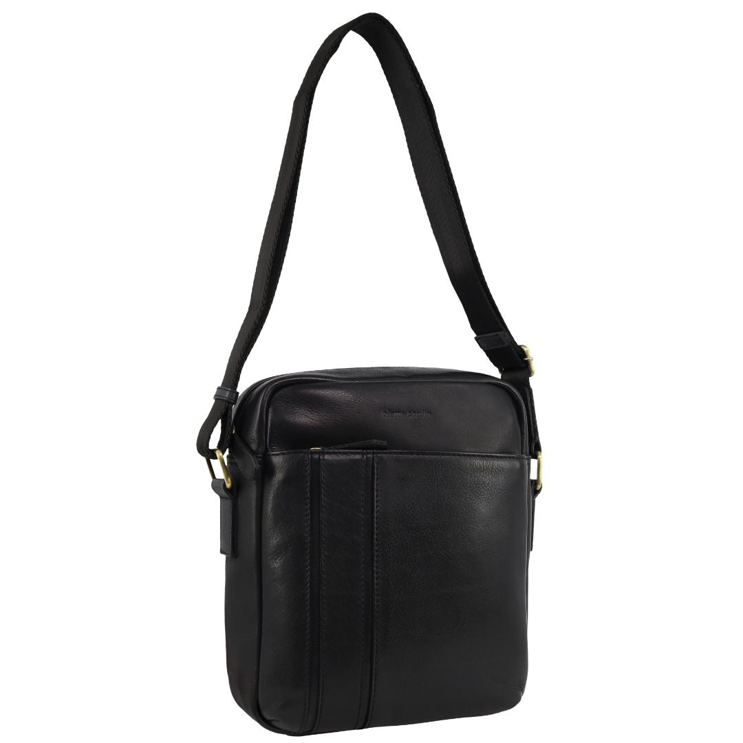 Pierre Cardin Men's Leather Versatile Crossbody Bag