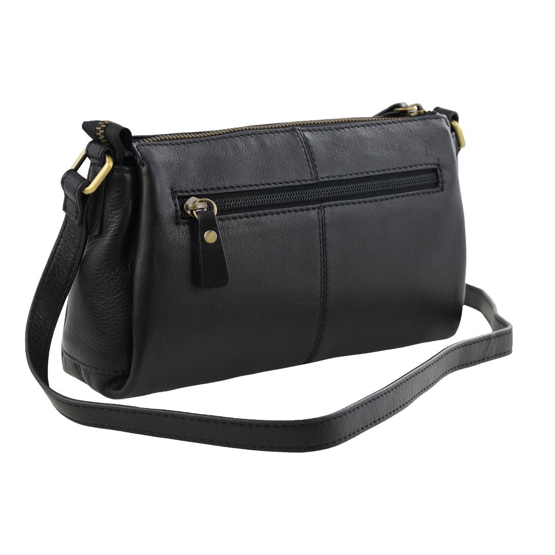 Pierre Cardin Ladies Leather Durable Crossbody Bag