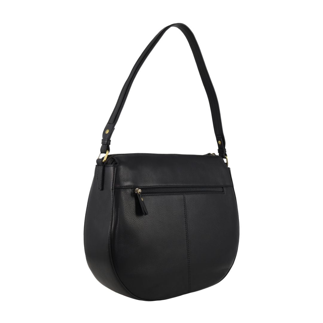 Pierre Cardin Ladies Leather Classic Hobo Bag