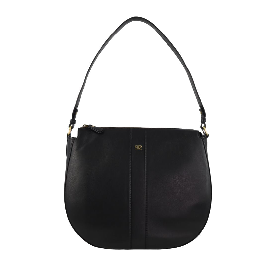 Pierre Cardin Ladies Leather Classic Hobo Bag