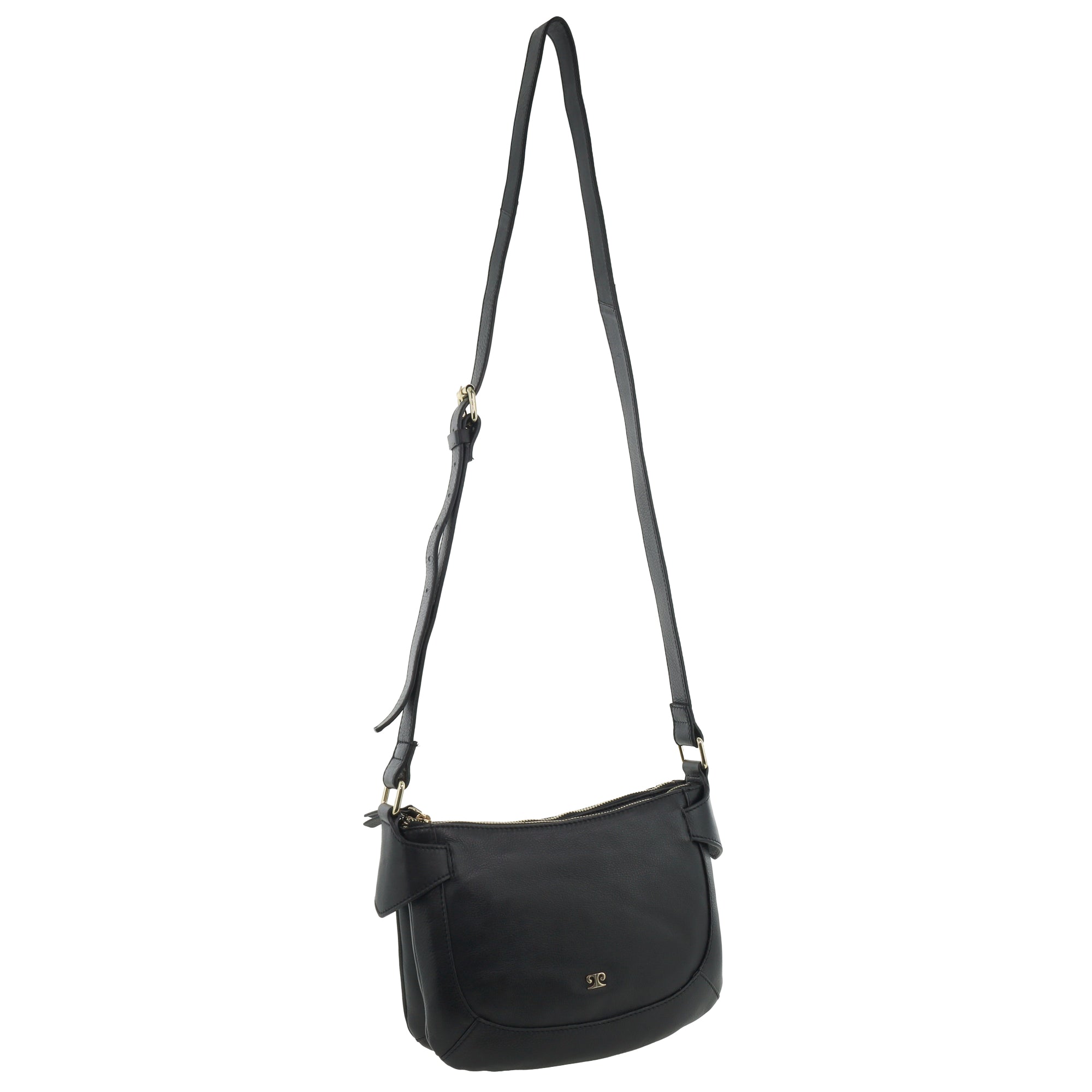 Pierre Cardin Ladies Leather Sleek Crossbody Bag