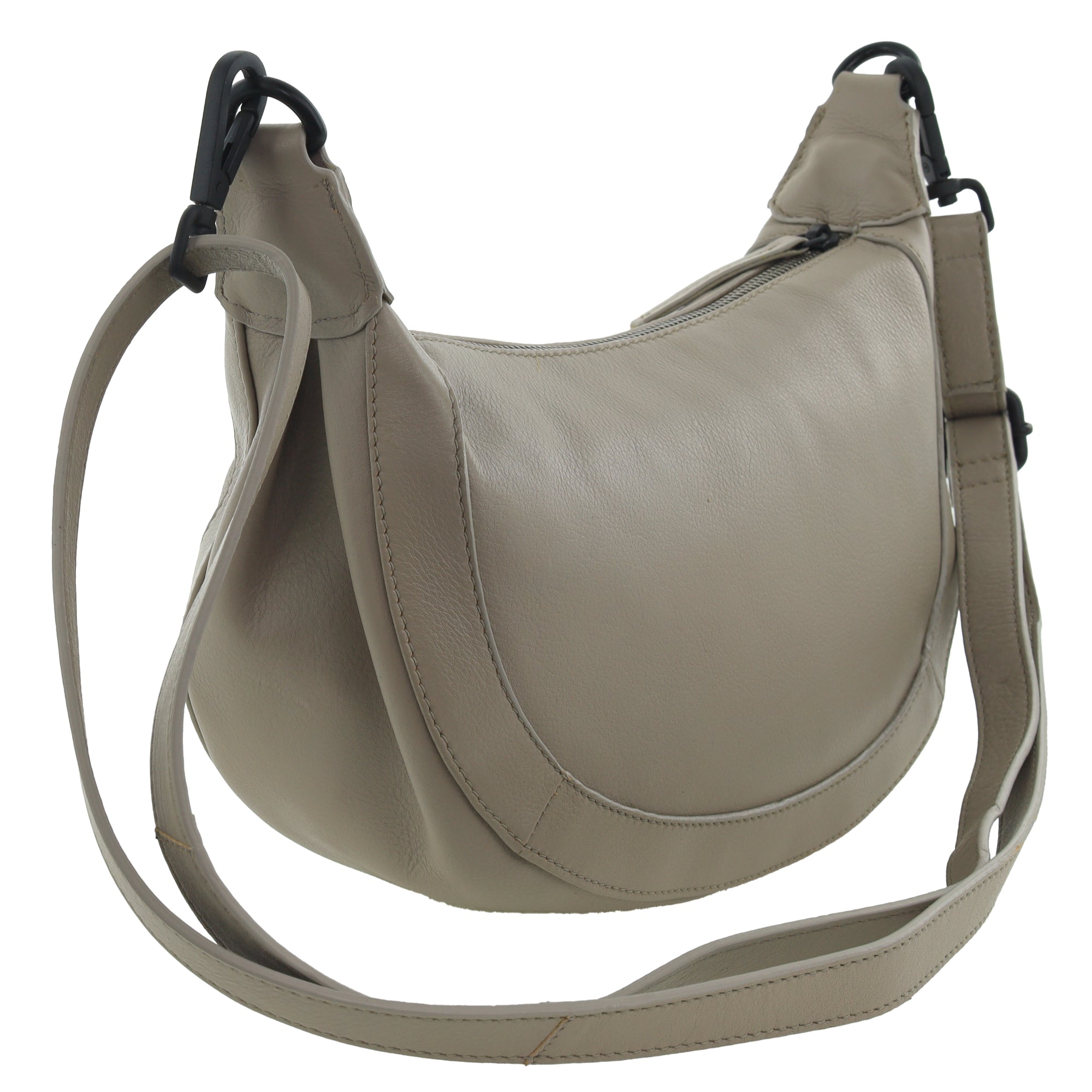 Pierre Cardin Ladies Leather Crescent Crossbody Bag