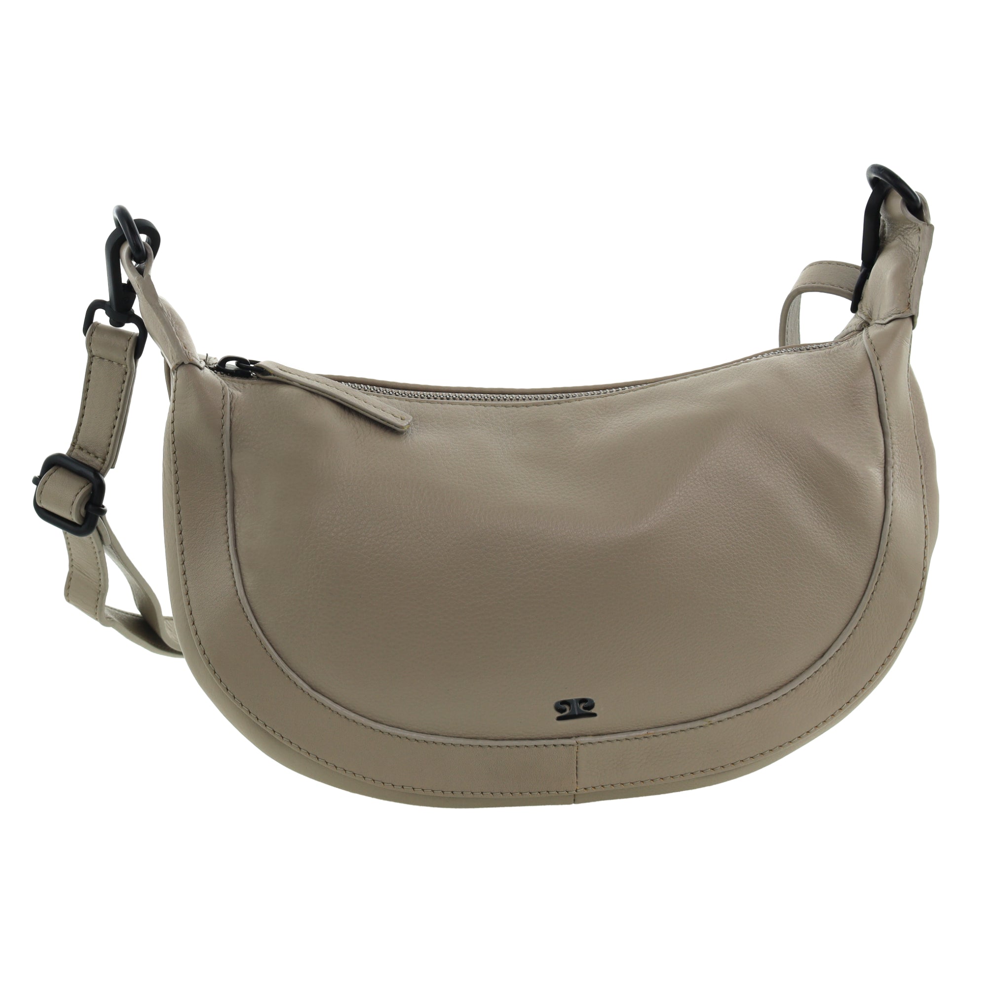 Pierre Cardin Ladies Leather Crescent Crossbody Bag