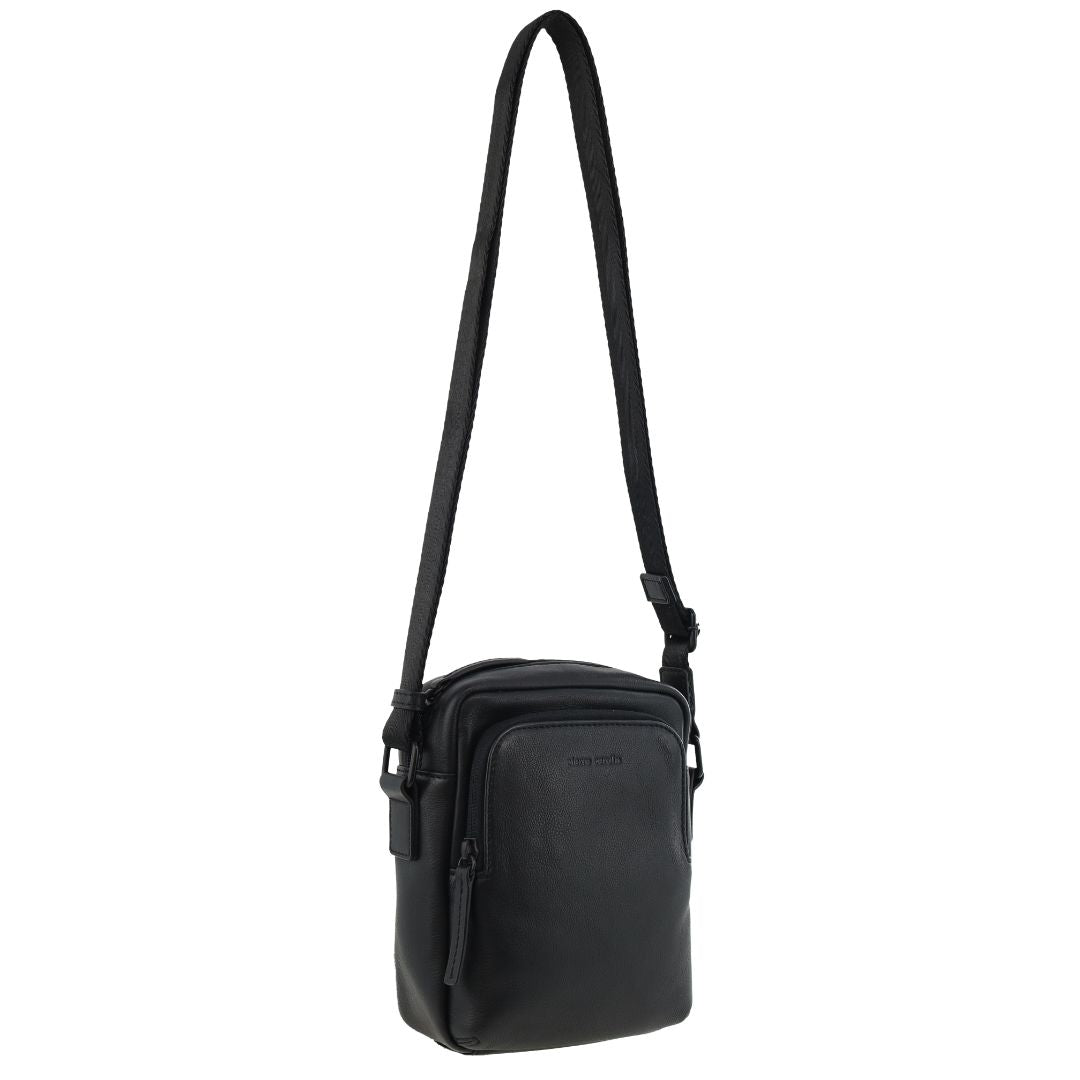 Pierre Cardin Men's Leather Classic Crossbody Bag