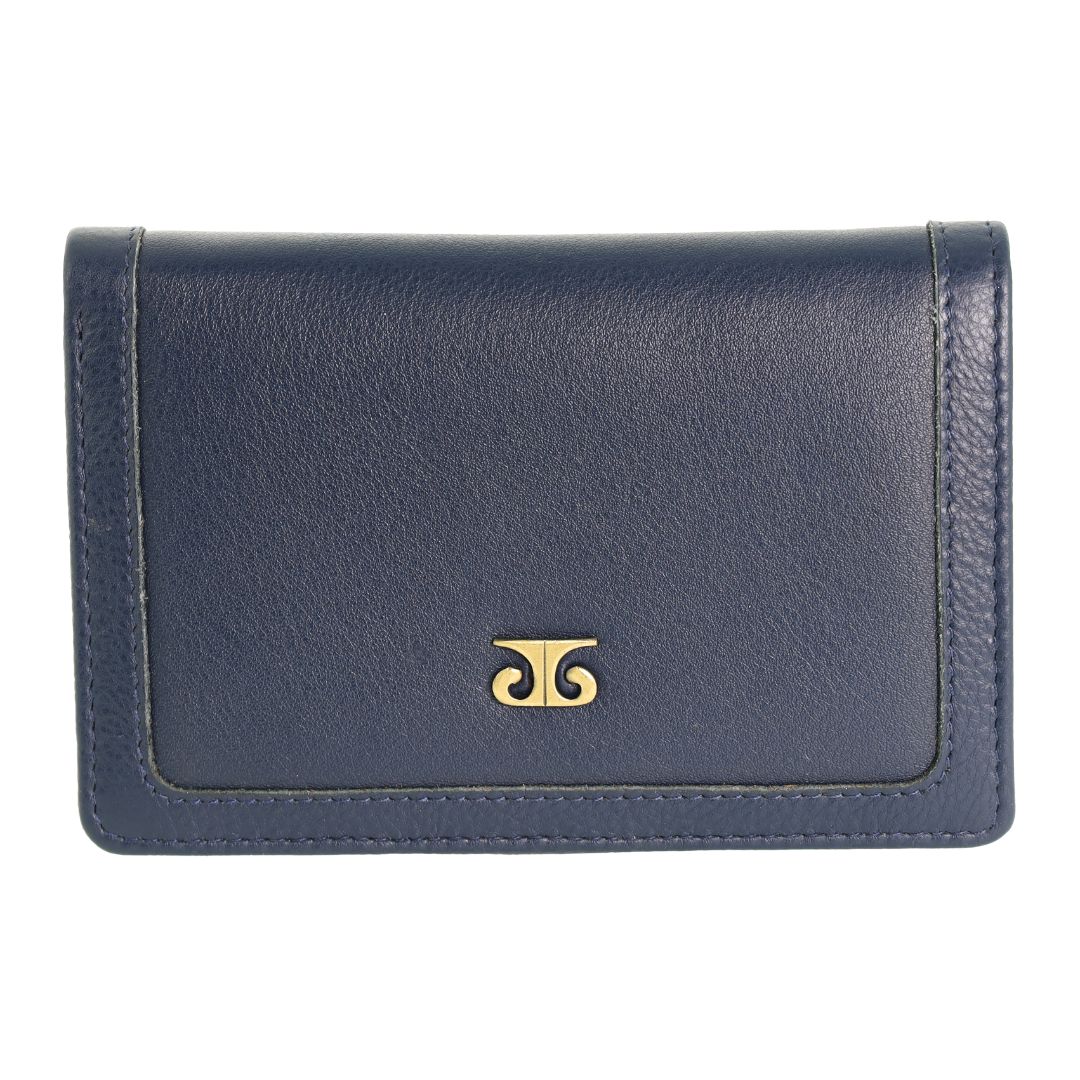 Pierre Cardin Ladies Leather Snap Button Bi-Fold Wallet