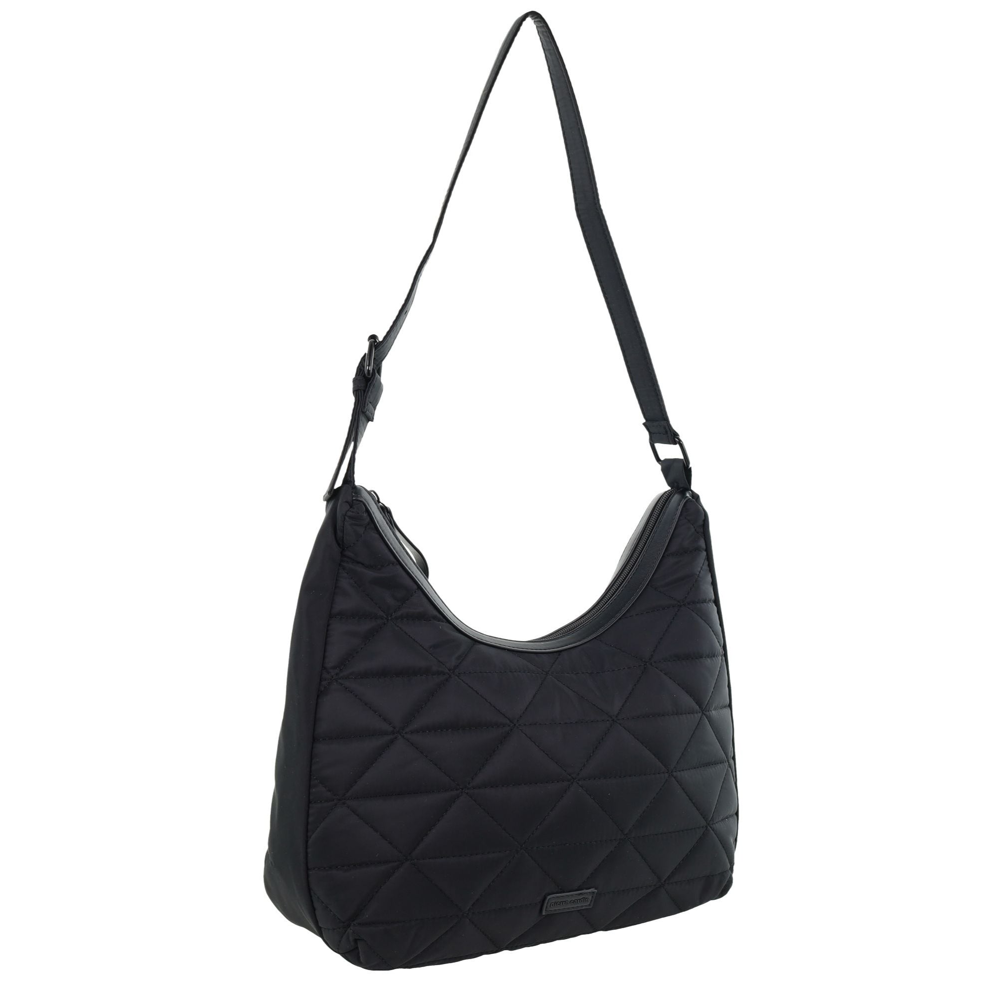 Pierre Cardin Ladies Nylon Quilted Hobo Bag