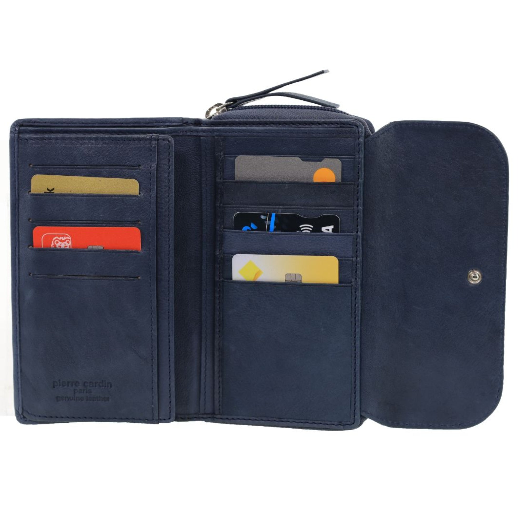 Pierre Cardin Ladies Tri-Fold Tab Wallet
