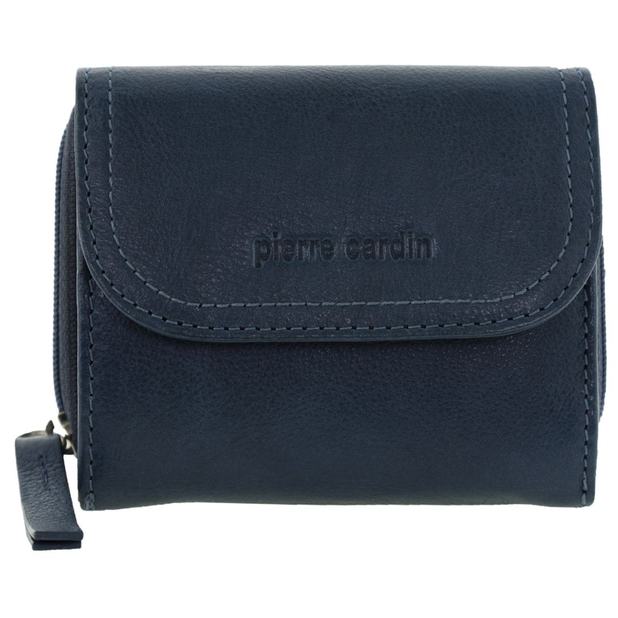 Pierre Cardin Ladies Leather Tri-Fold Tab Wallet