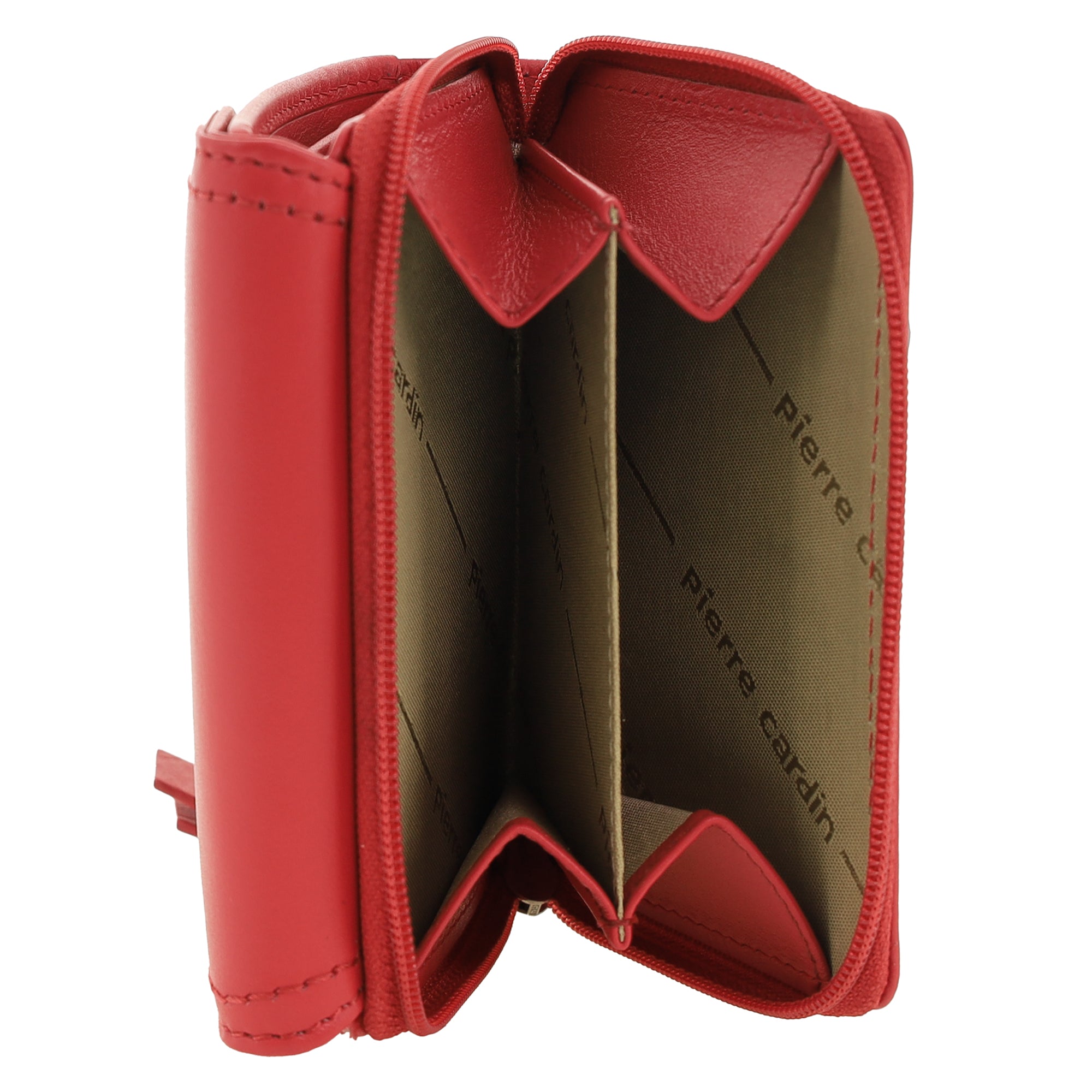 Pierre Cardin Ladies Leather Tri-Fold Tab Wallet