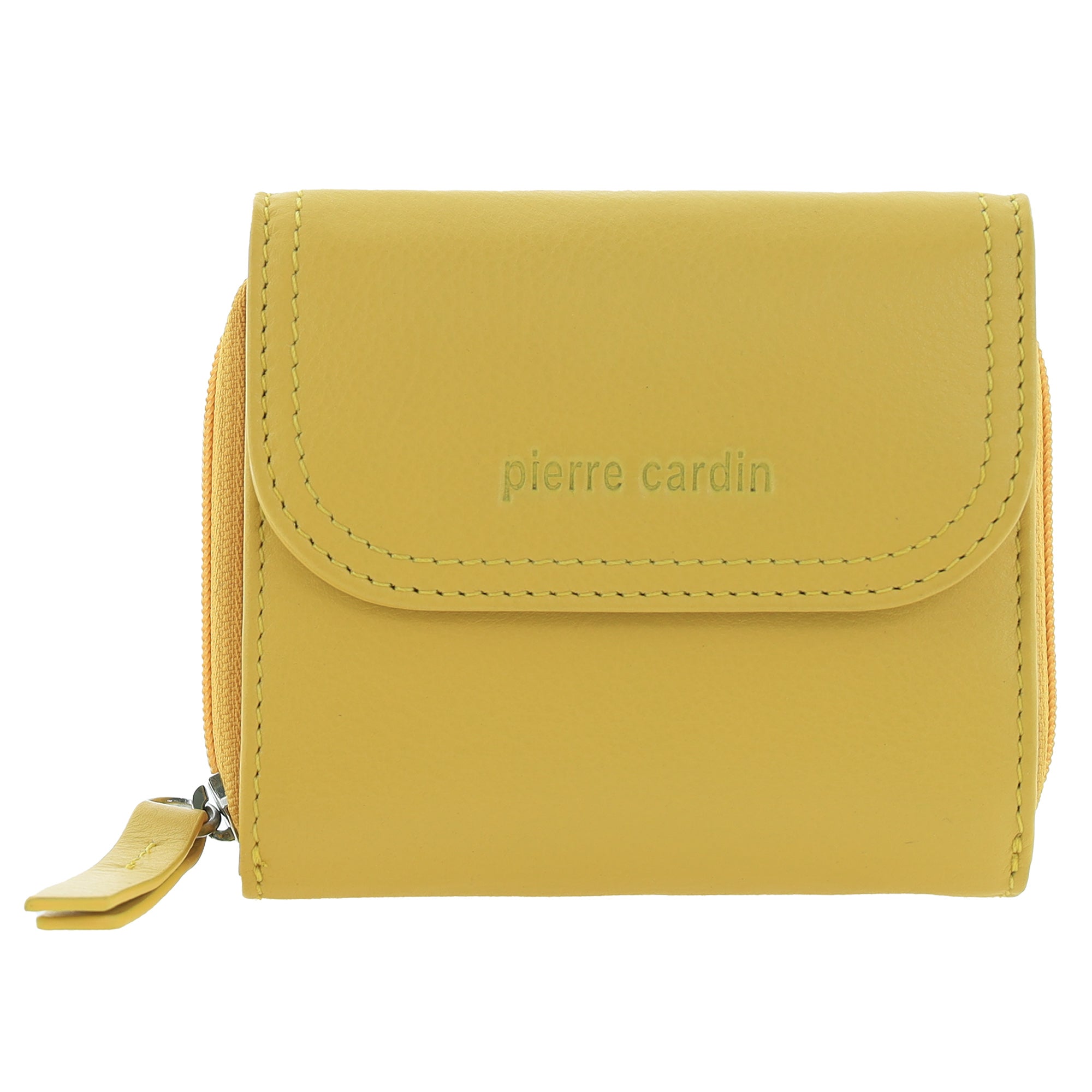 Pierre Cardin Ladies Leather Tri-Fold Tab Wallet