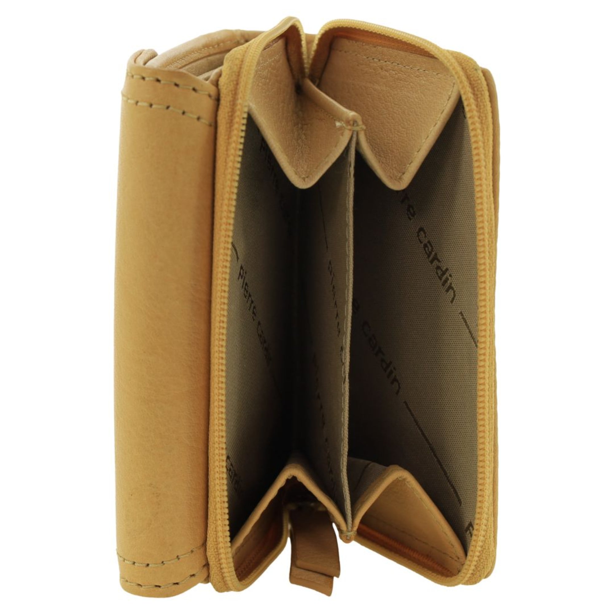Pierre Cardin Ladies Leather Tri-Fold Tab Wallet