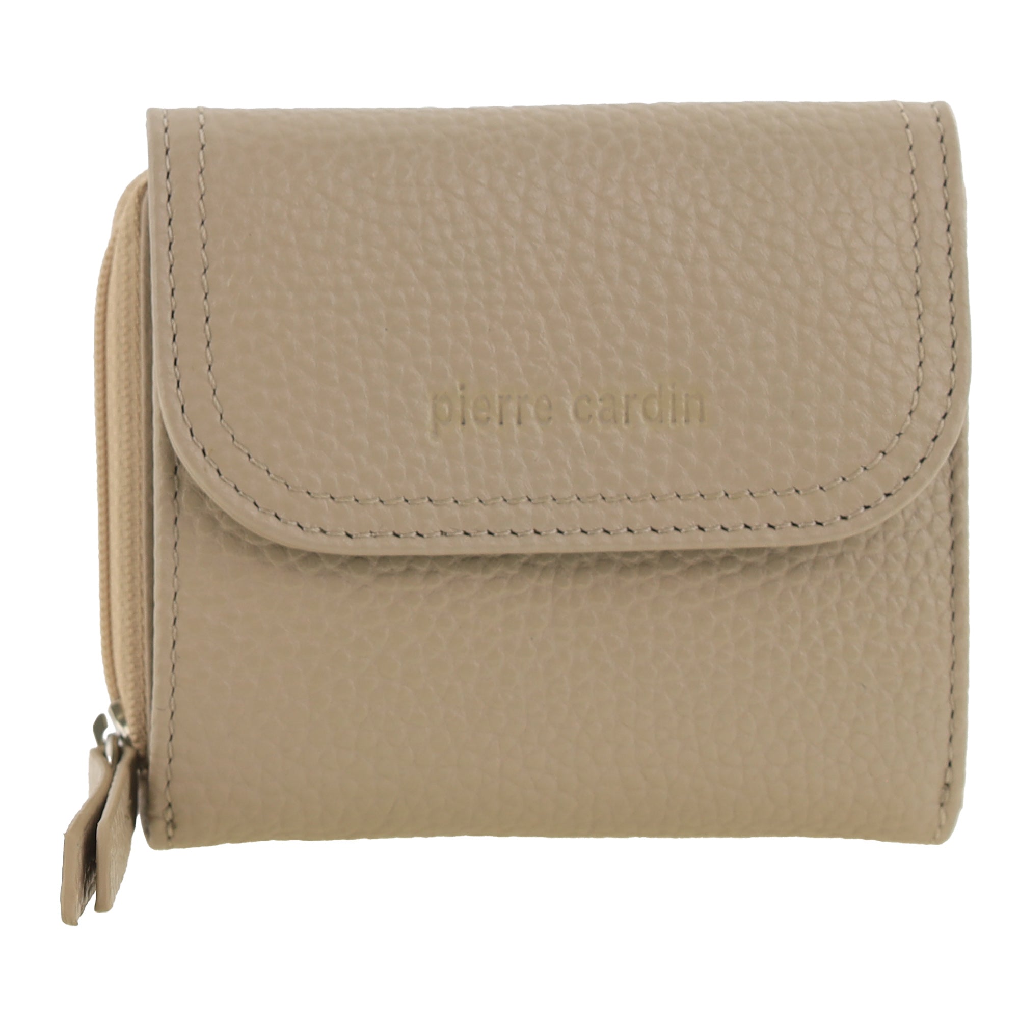 Pierre Cardin Ladies Leather Tri-Fold Tab Wallet
