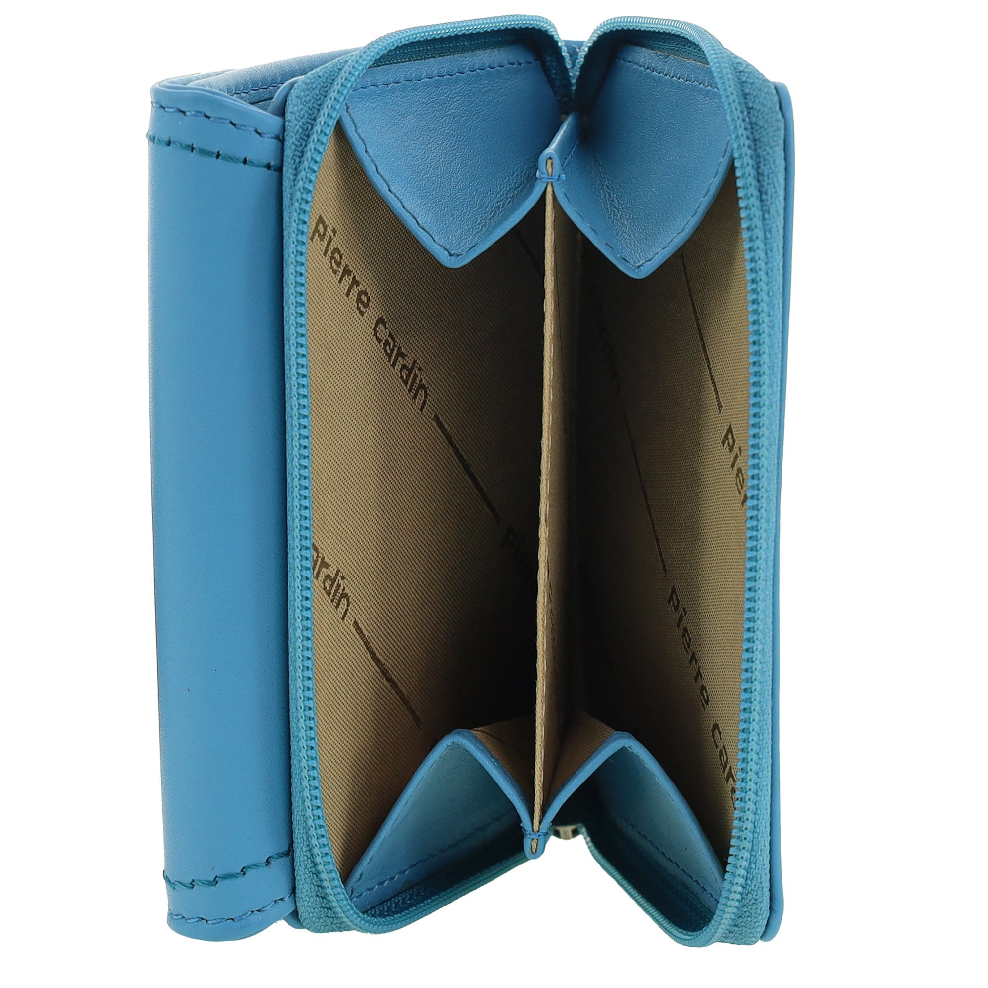 Pierre Cardin Ladies Leather Tri-Fold Tab Wallet