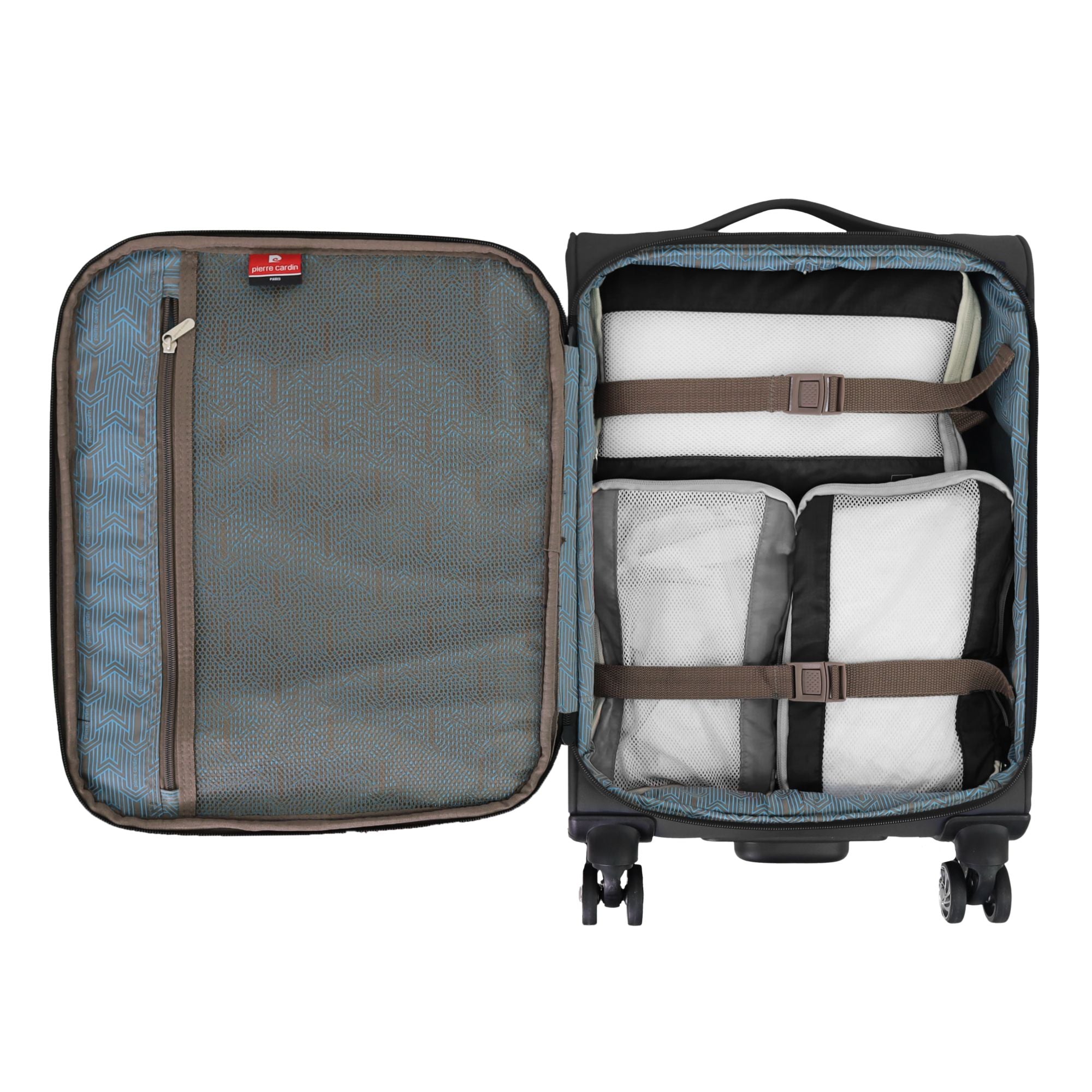 Pierre Cardin 3-Piece Set Soft Water-Repellent Suitcase