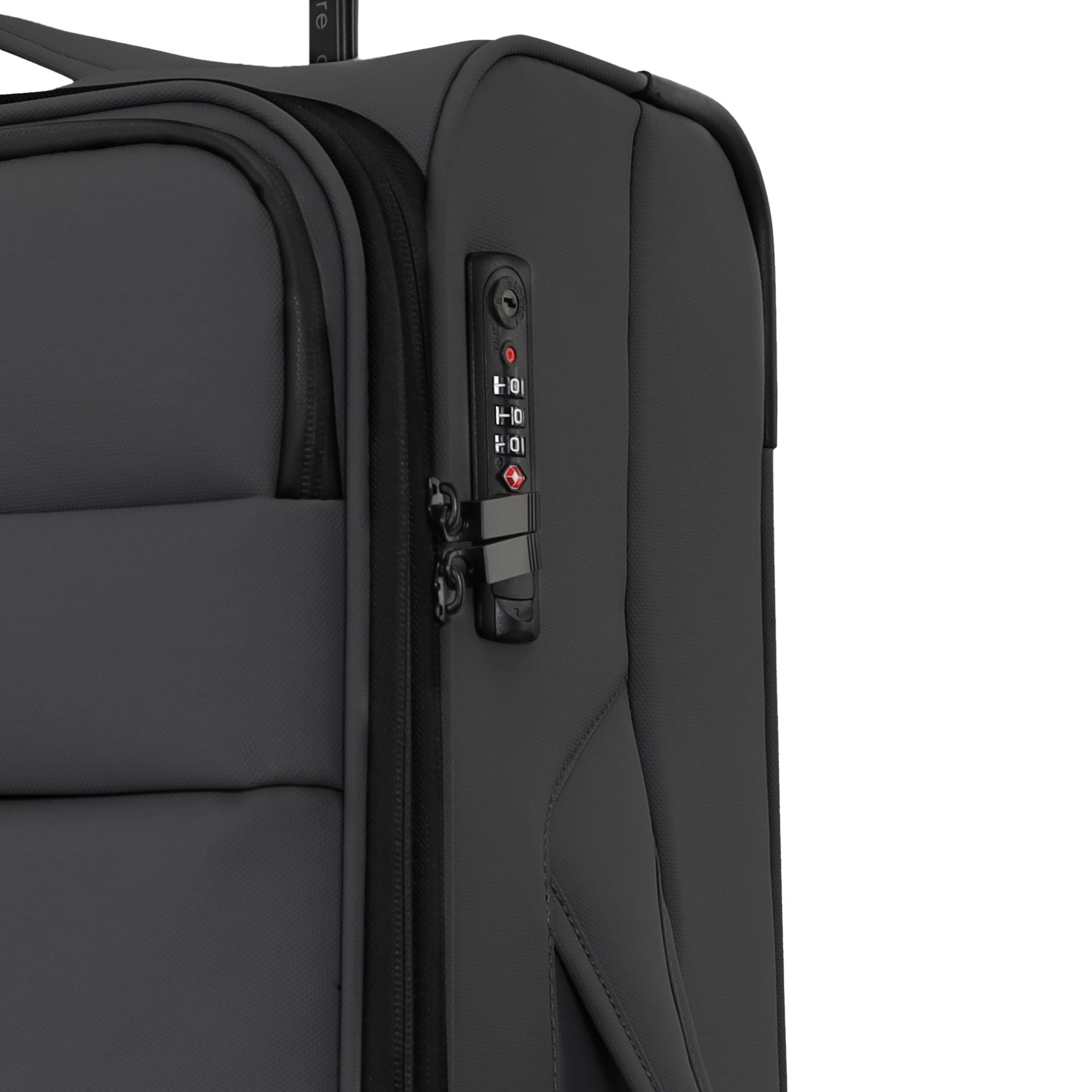 Pierre Cardin 3-Piece Set Soft Water-Repellent Suitcase