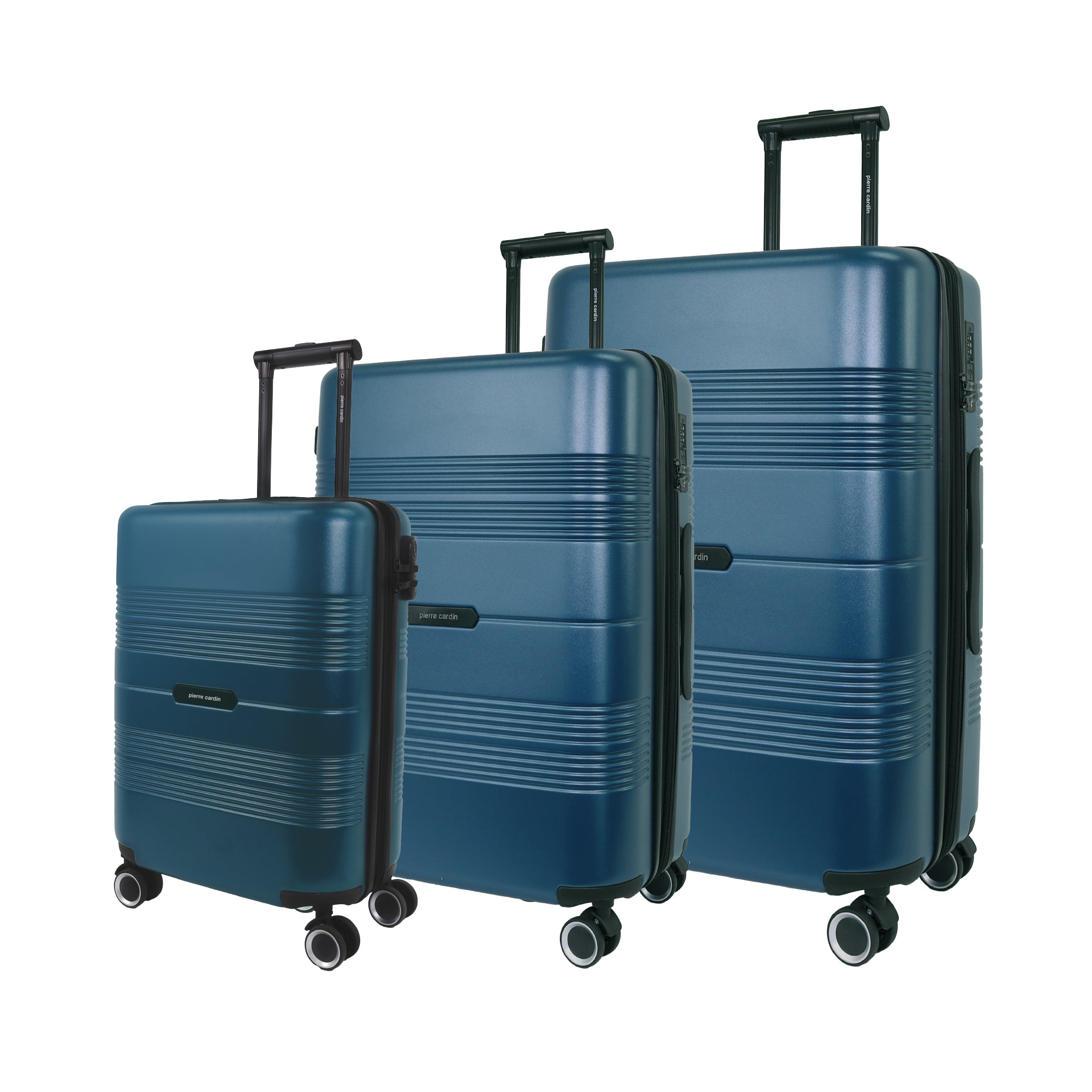 Pierre Cardin 3-Piece Set Travel Hard Shell Suitcase