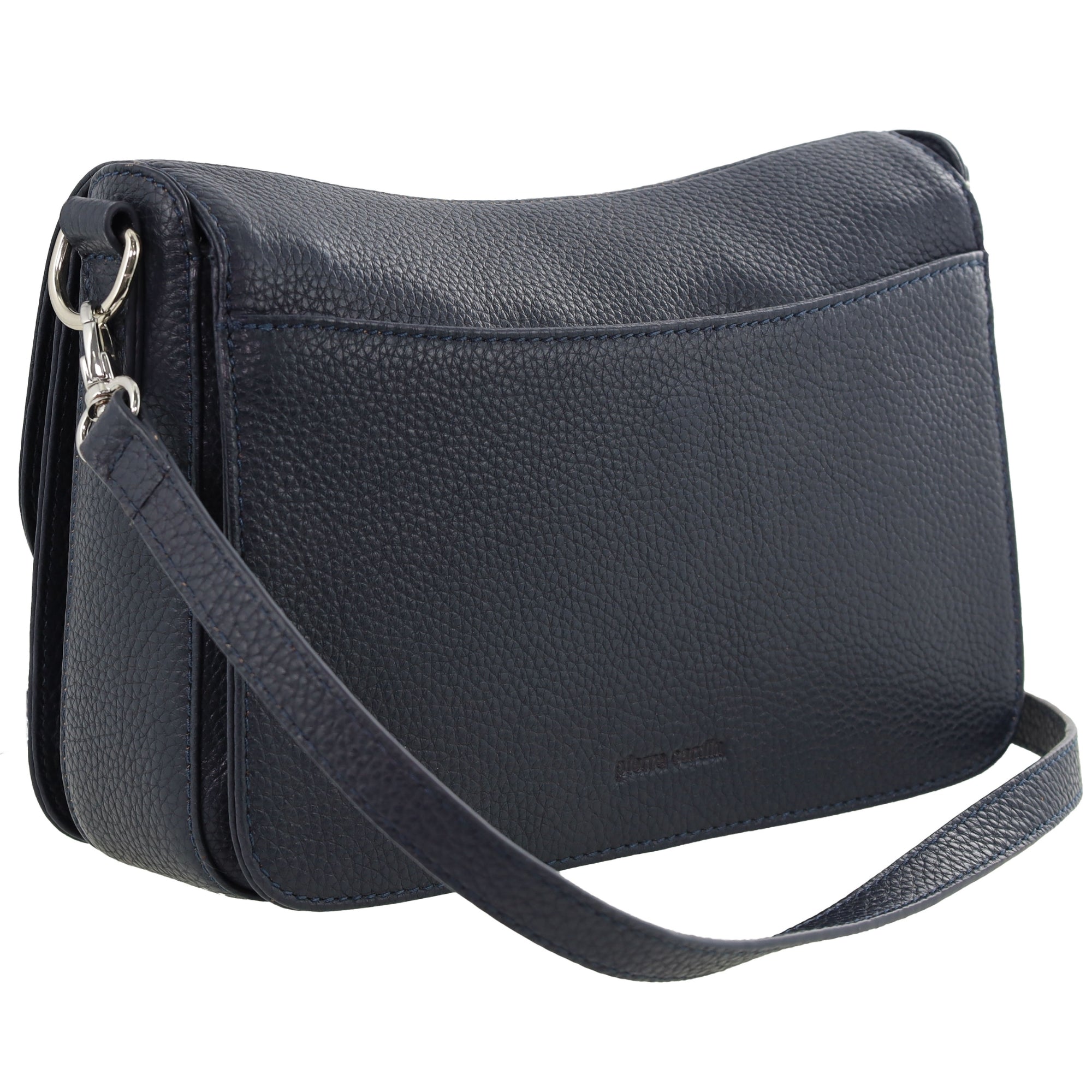 Pierre Cardin Ladies Leather Flap Over Crossbody Bag