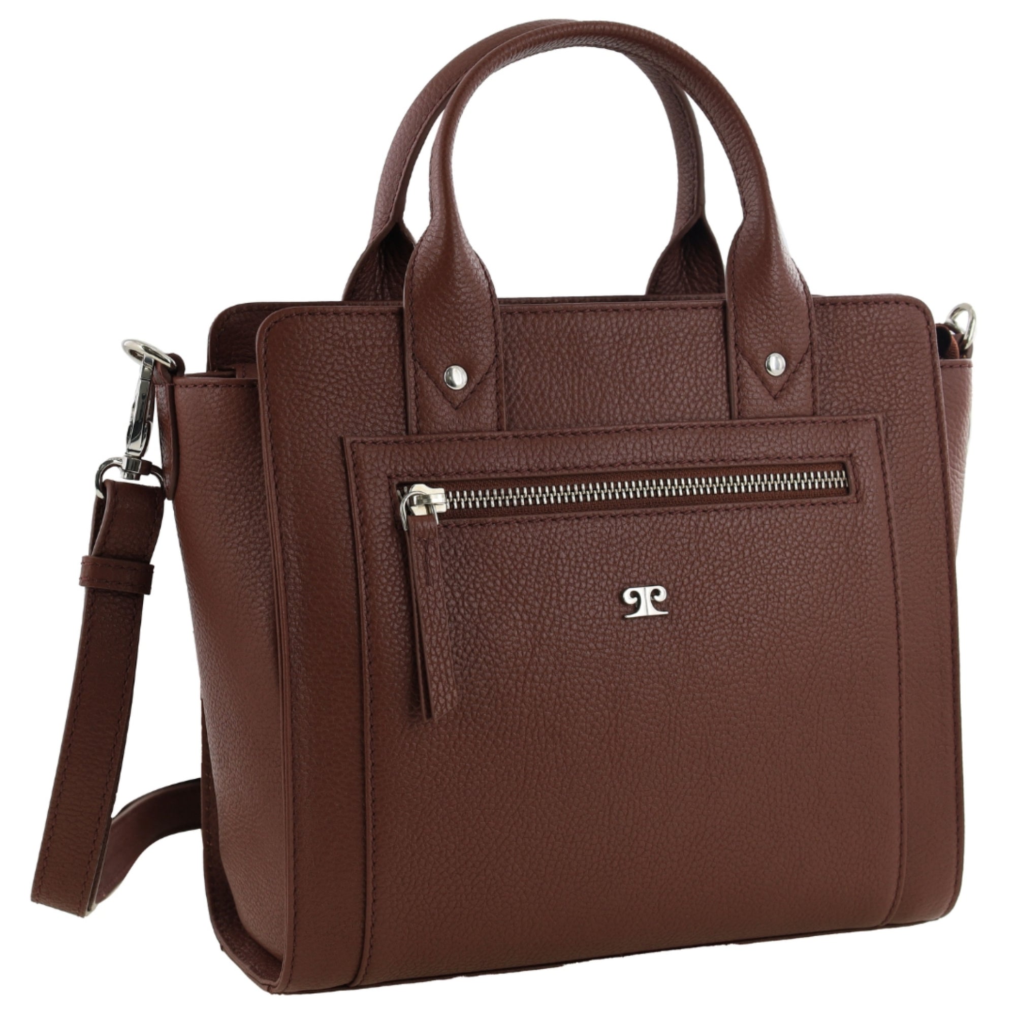 Pierre Cardin Ladies Leather Mini Tote Crossbody Bag